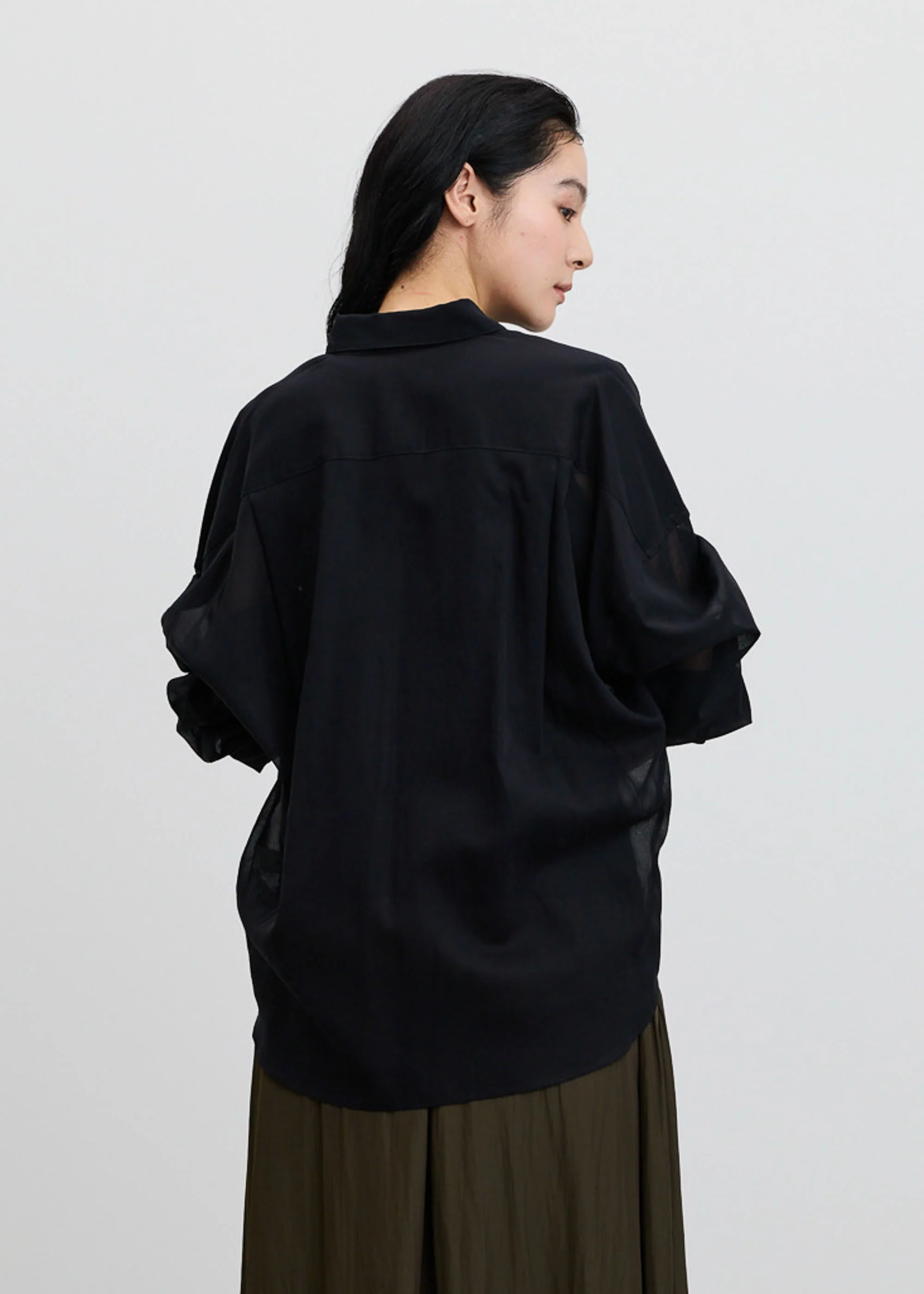 オーガニックコットンシアーシャツ - Image 35