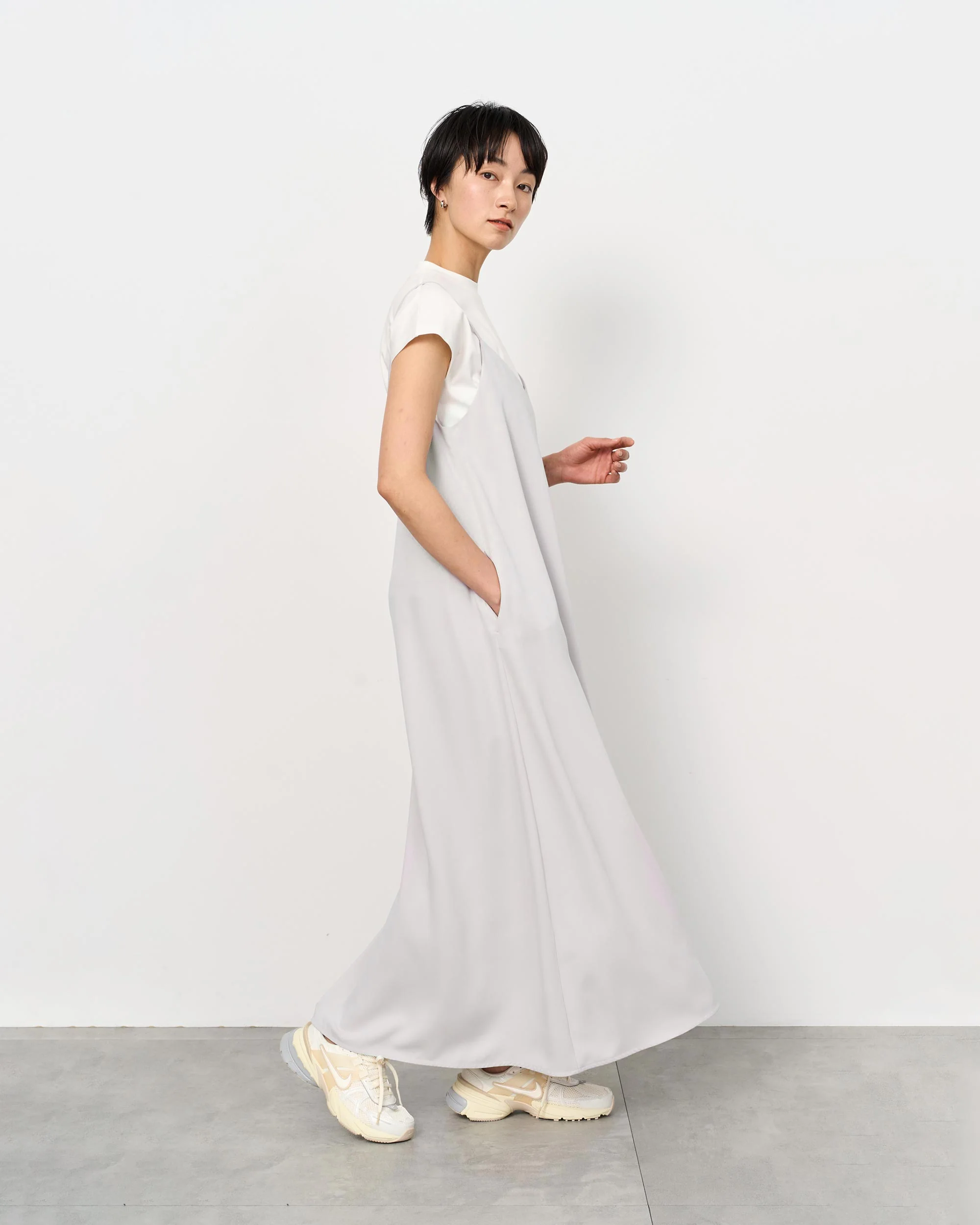 サテンキャミソールワンピース - Image 3