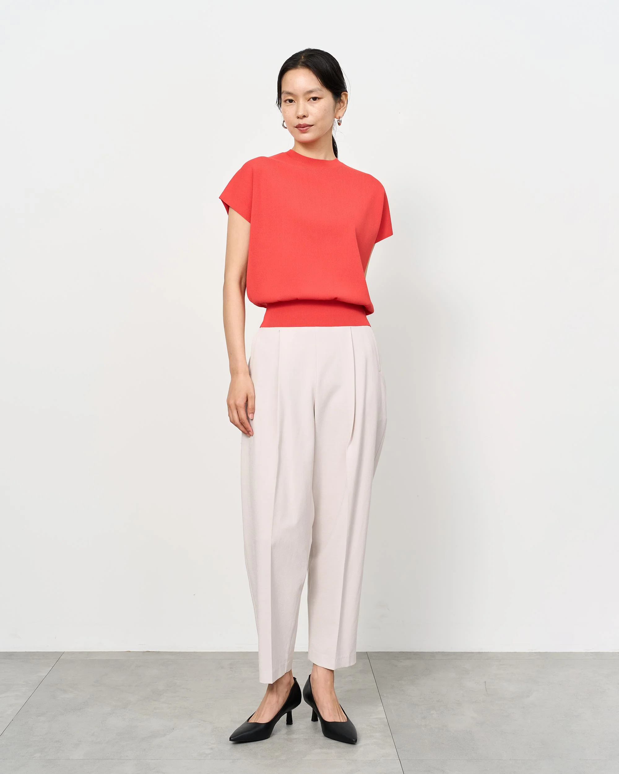 ショートスリーブコクーンニット - Image 11