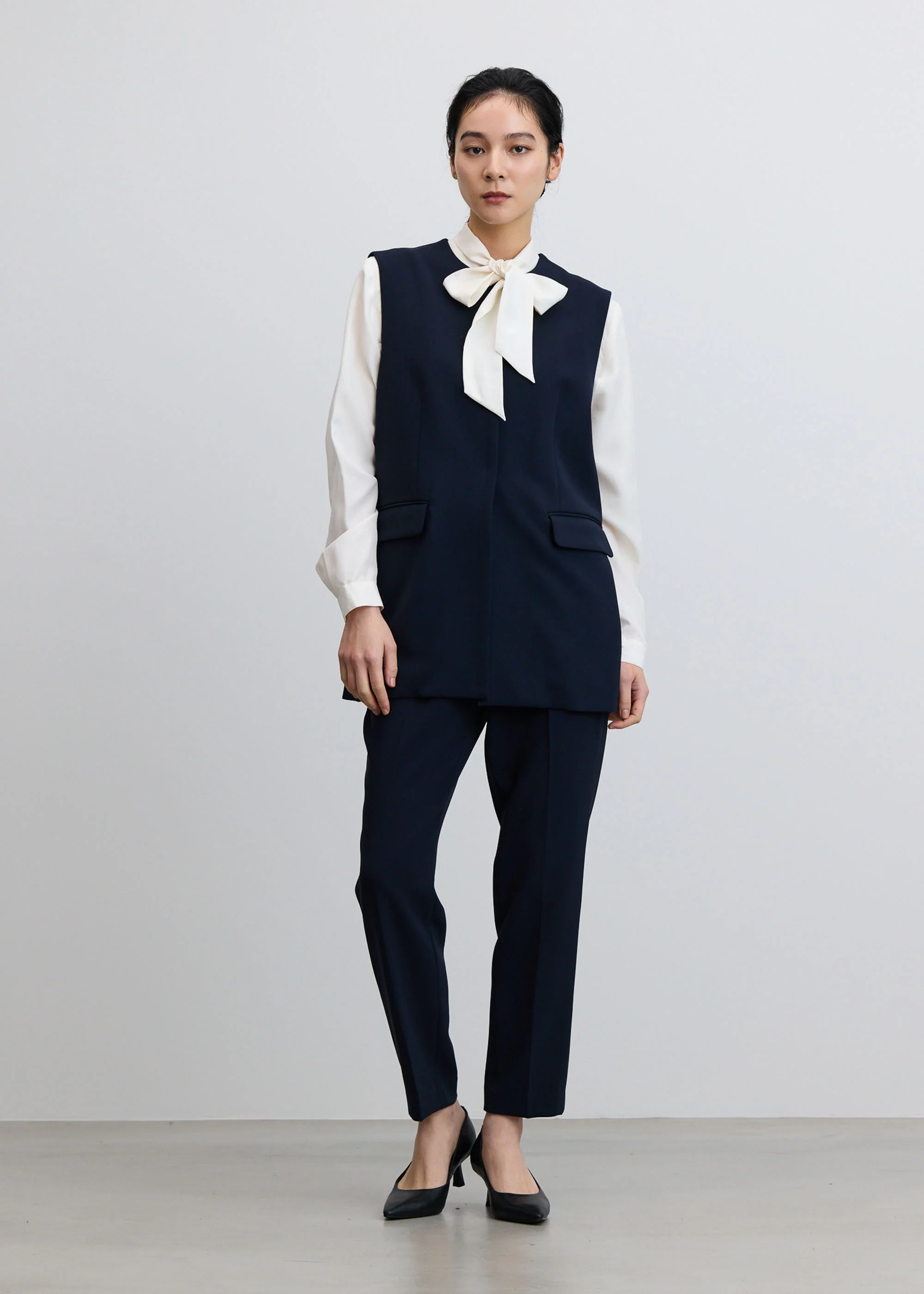シルクボウタイブラウス - Image 10