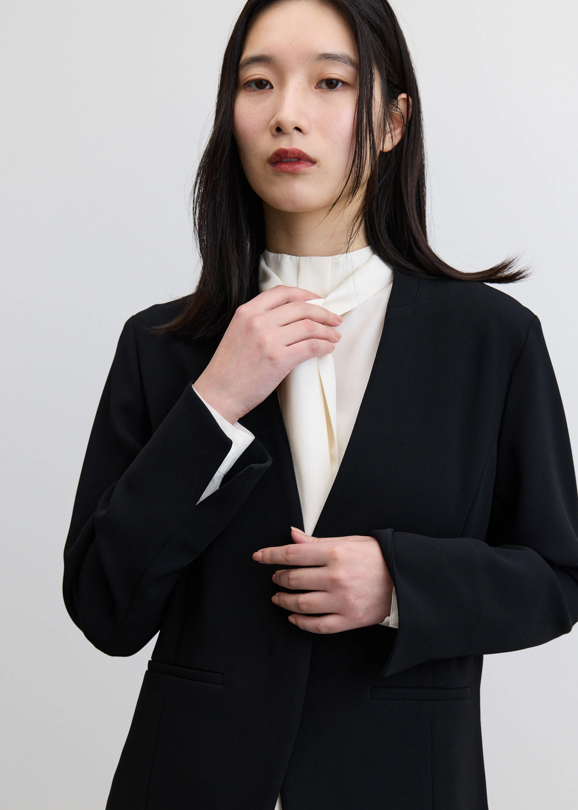 シルクボウタイブラウス - Image 11