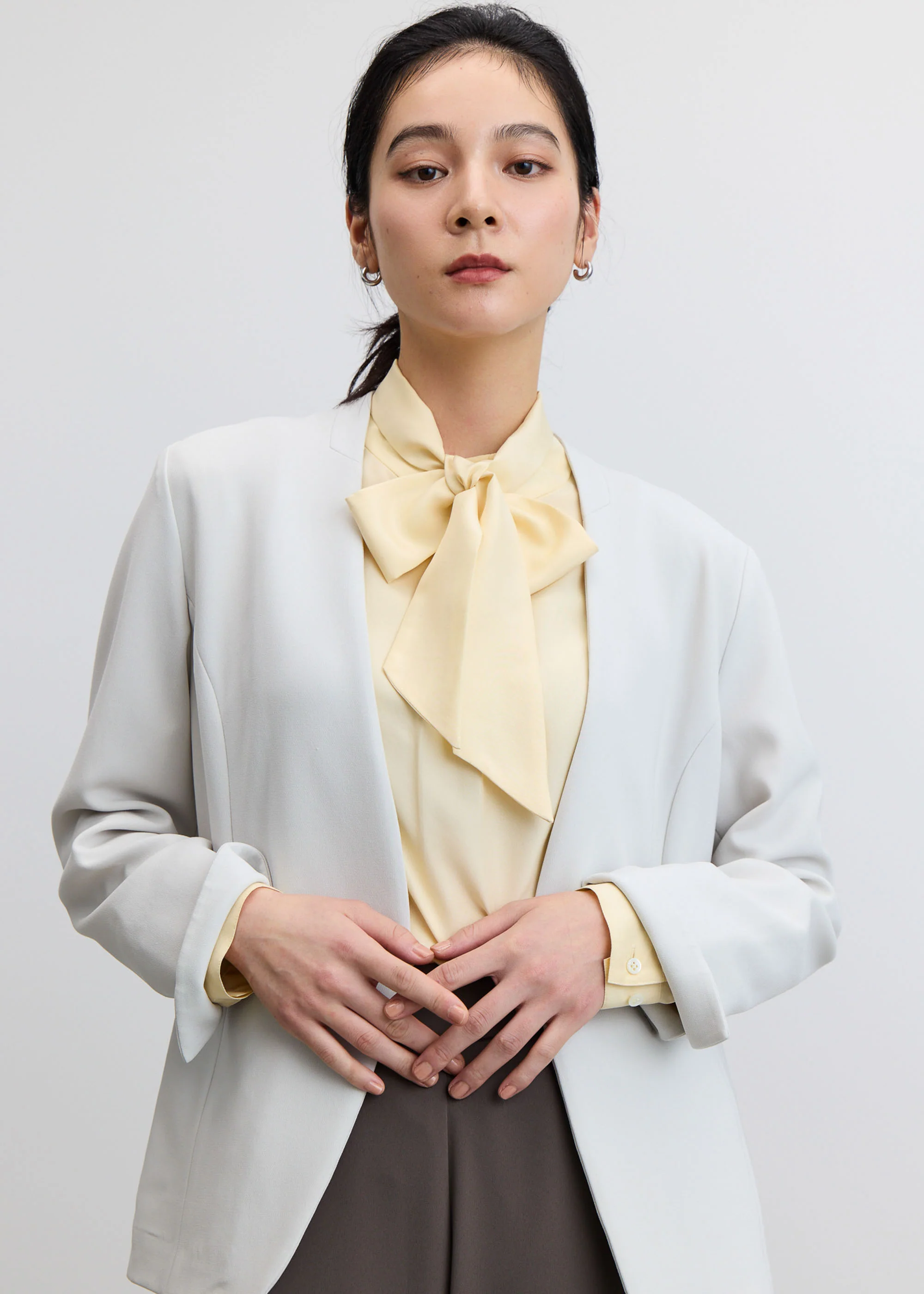 シルクボウタイブラウス - Image 29