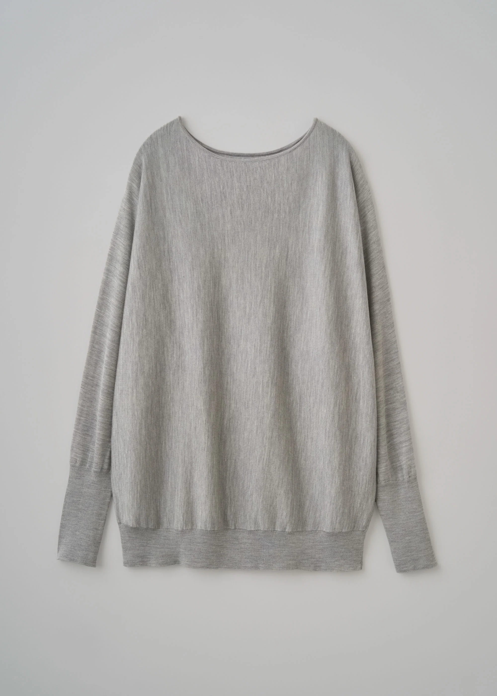 シルクコットンボートネックニット - Image 16