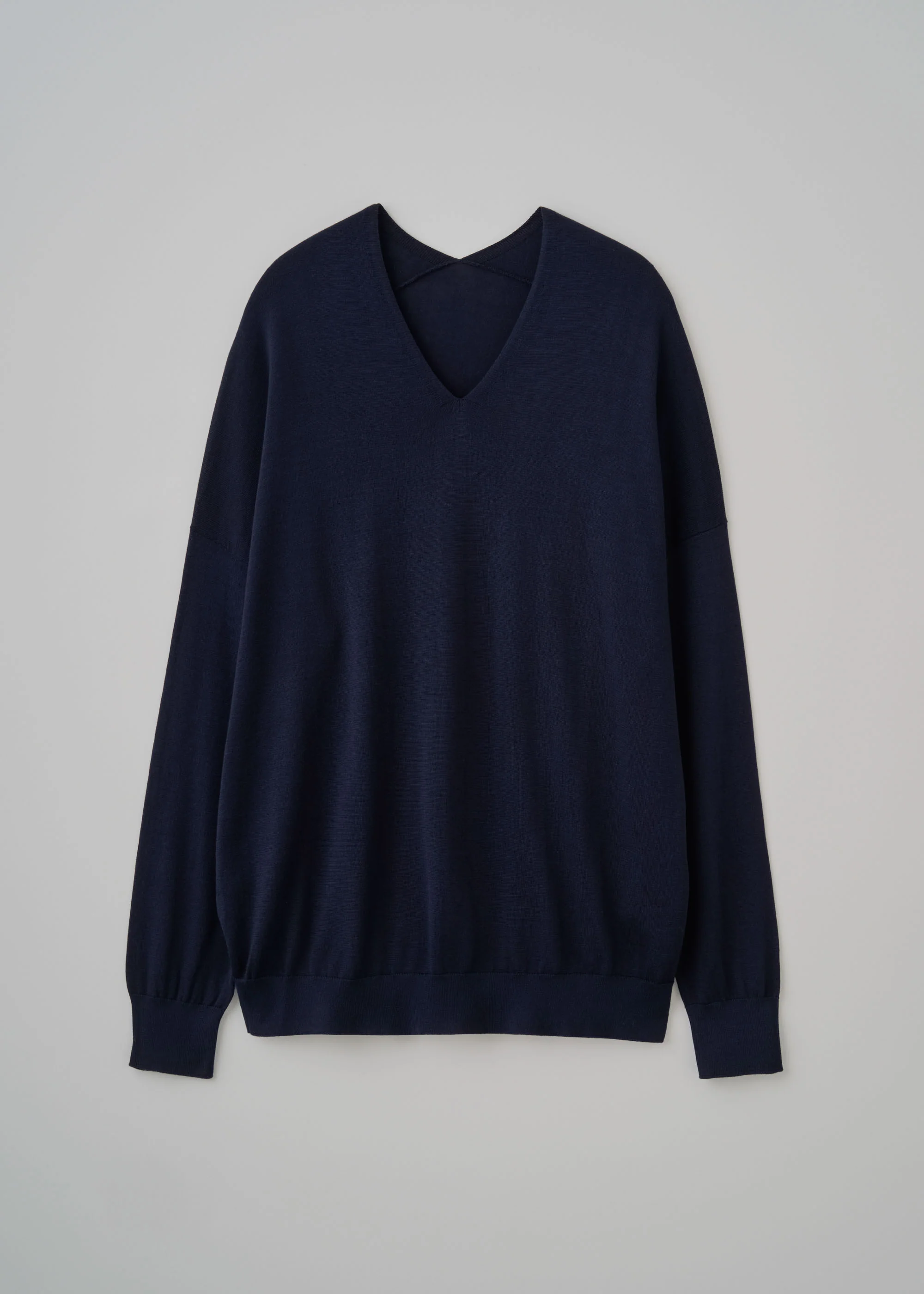シルクコットンVネックニット - Image 19
