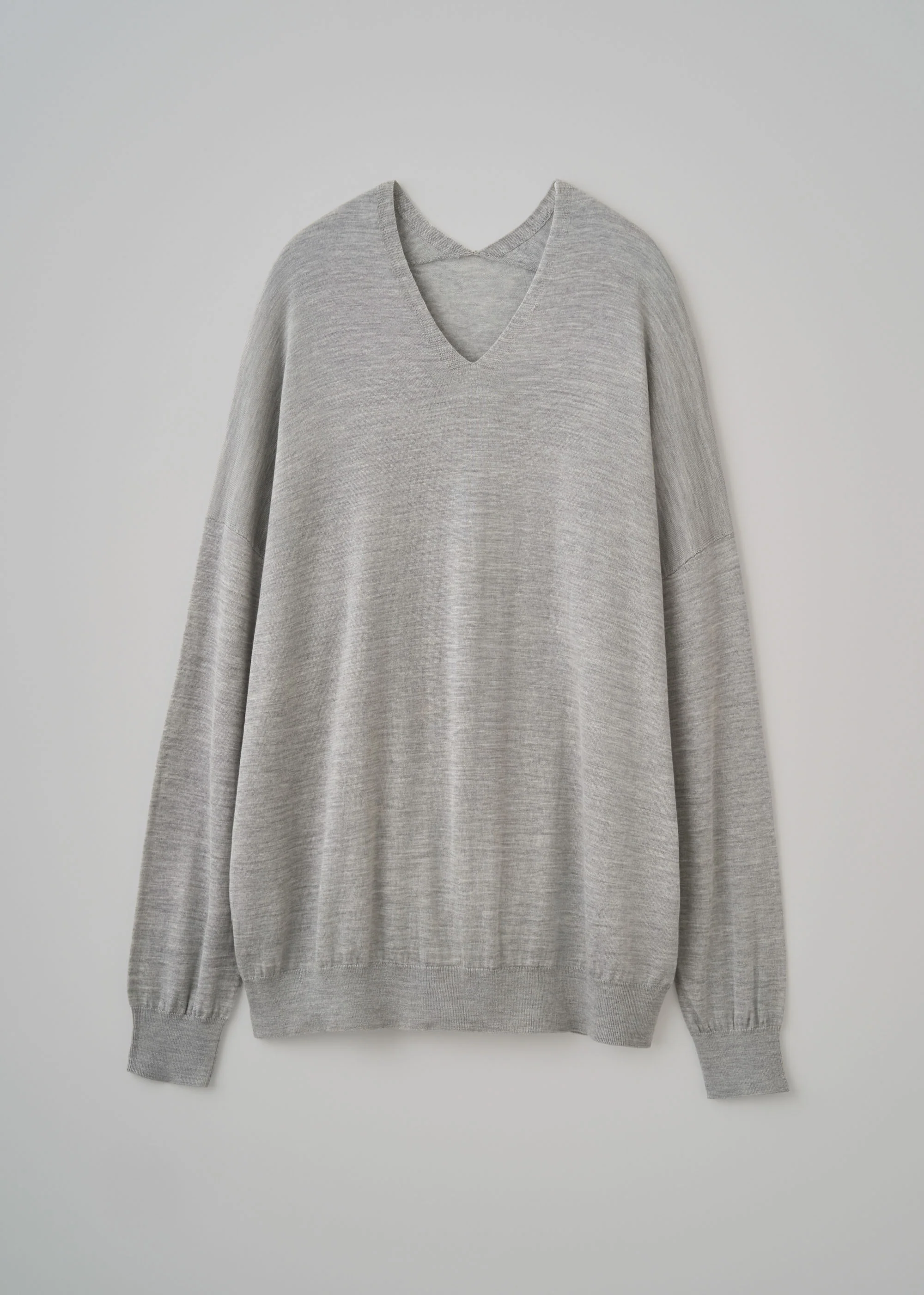 シルクコットンVネックニット - Image 28