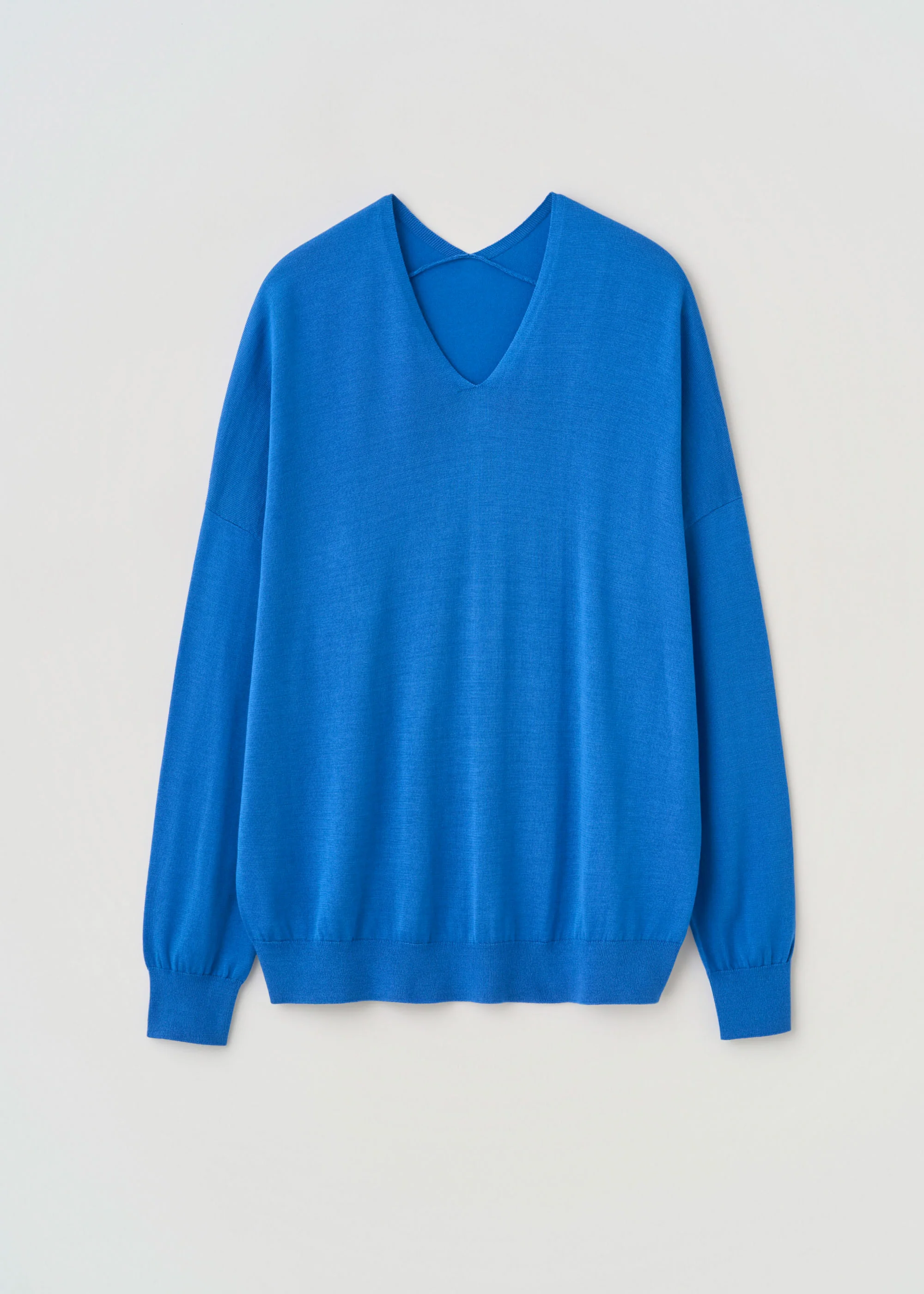 シルクコットンVネックニット - Image 35