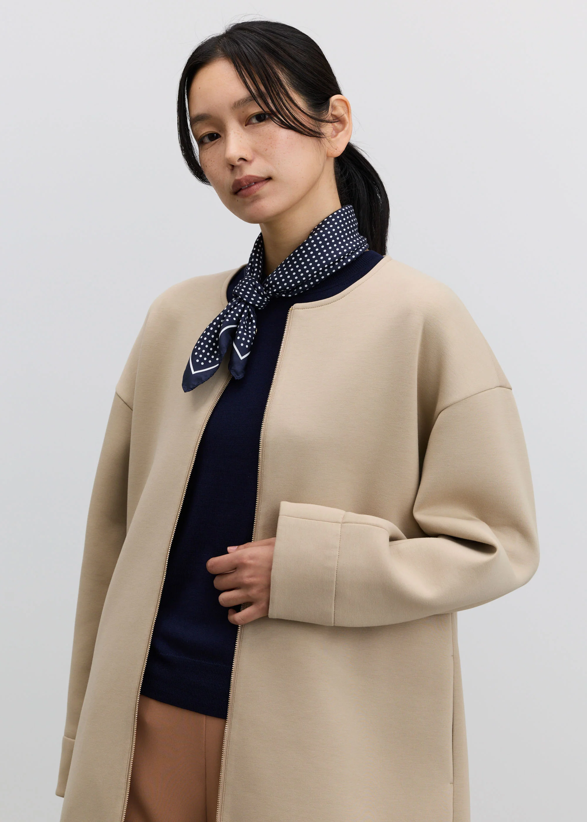 シルクドットプリントスカーフ - Image 6