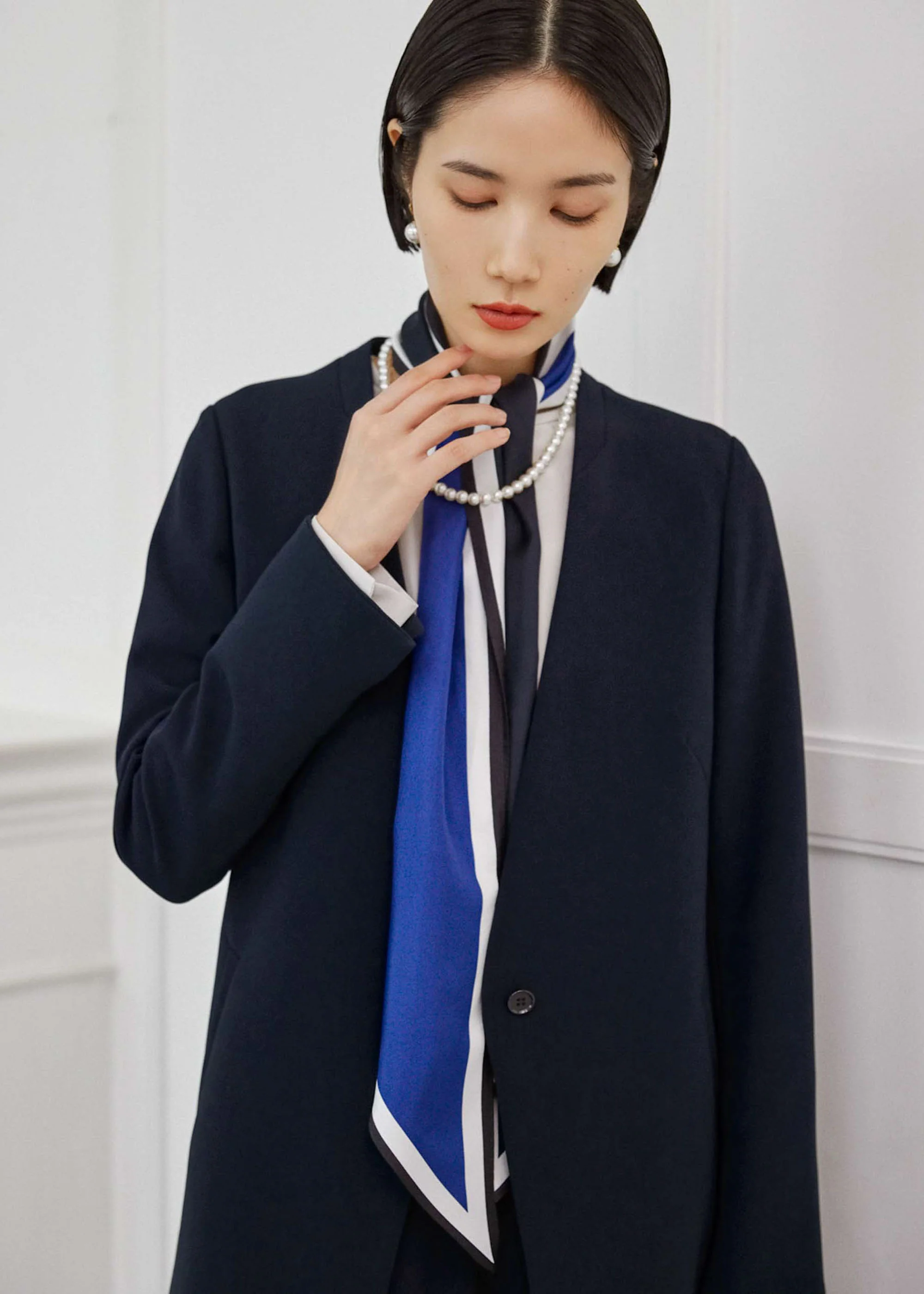シルク剣先スカーフ - Image 7