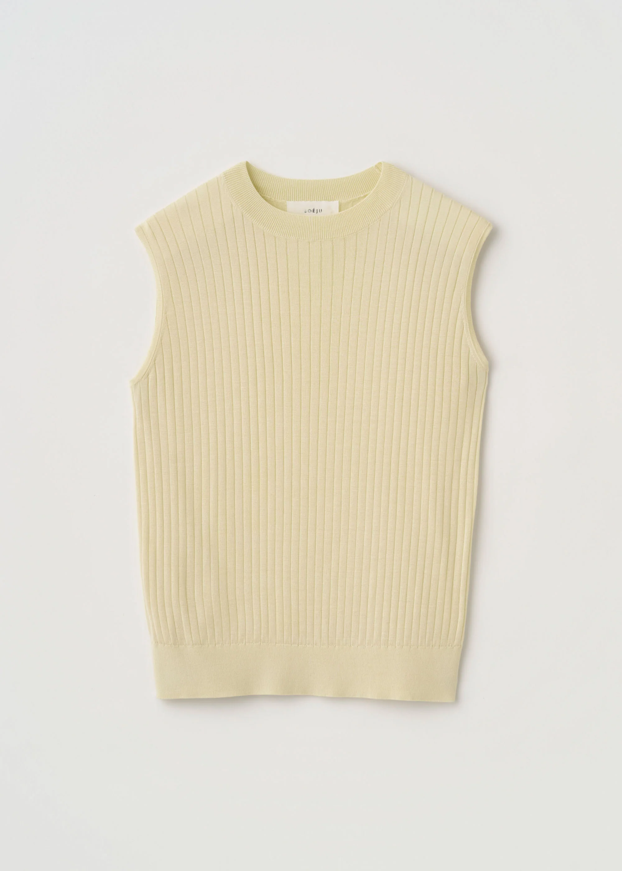 シルクワイドリブノースリーブニット - Image 17