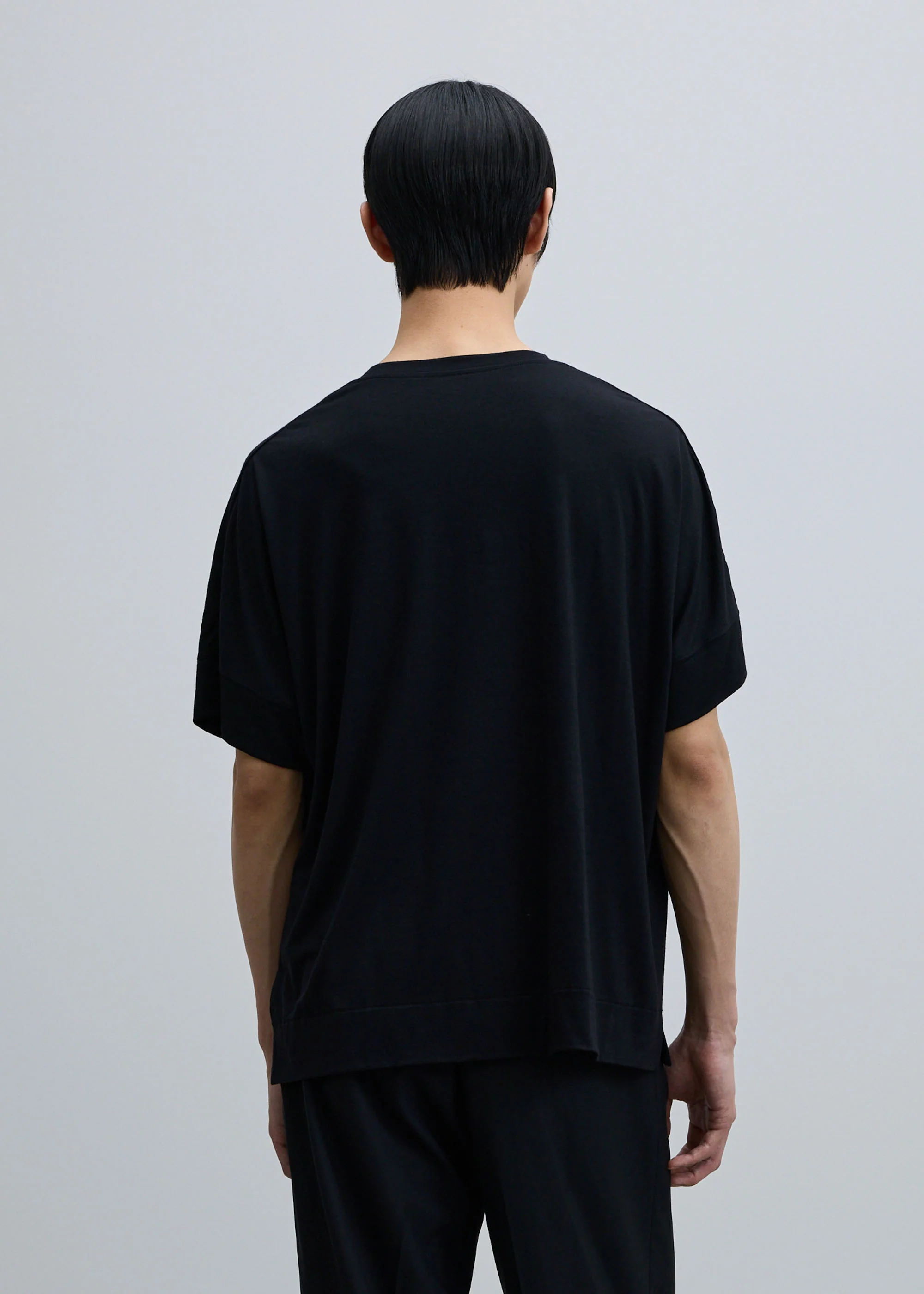 スーパー140クリアウールハーフスリーブカットソー - Image 10