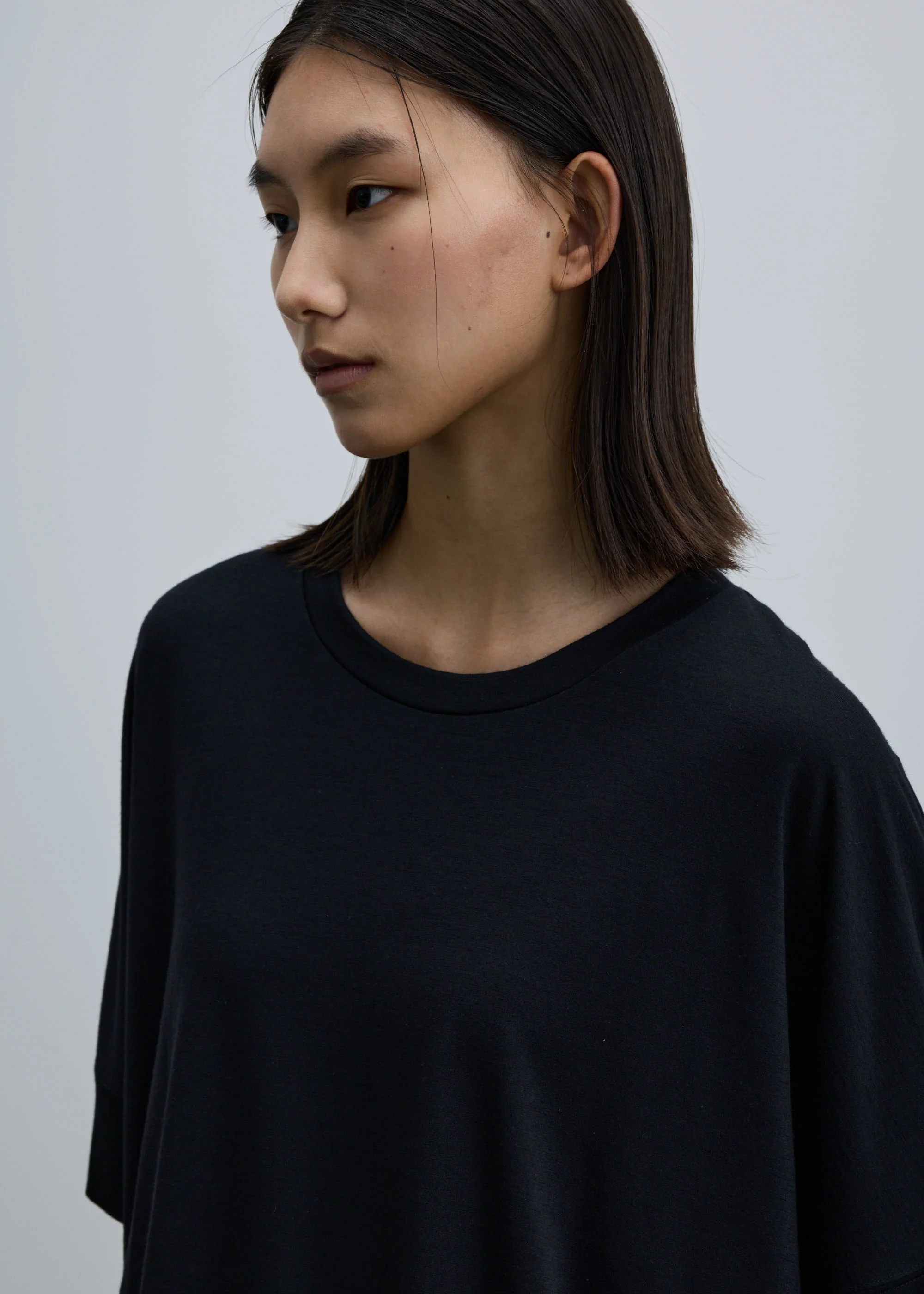 スーパー140クリアウールハーフスリーブカットソー - Image 4