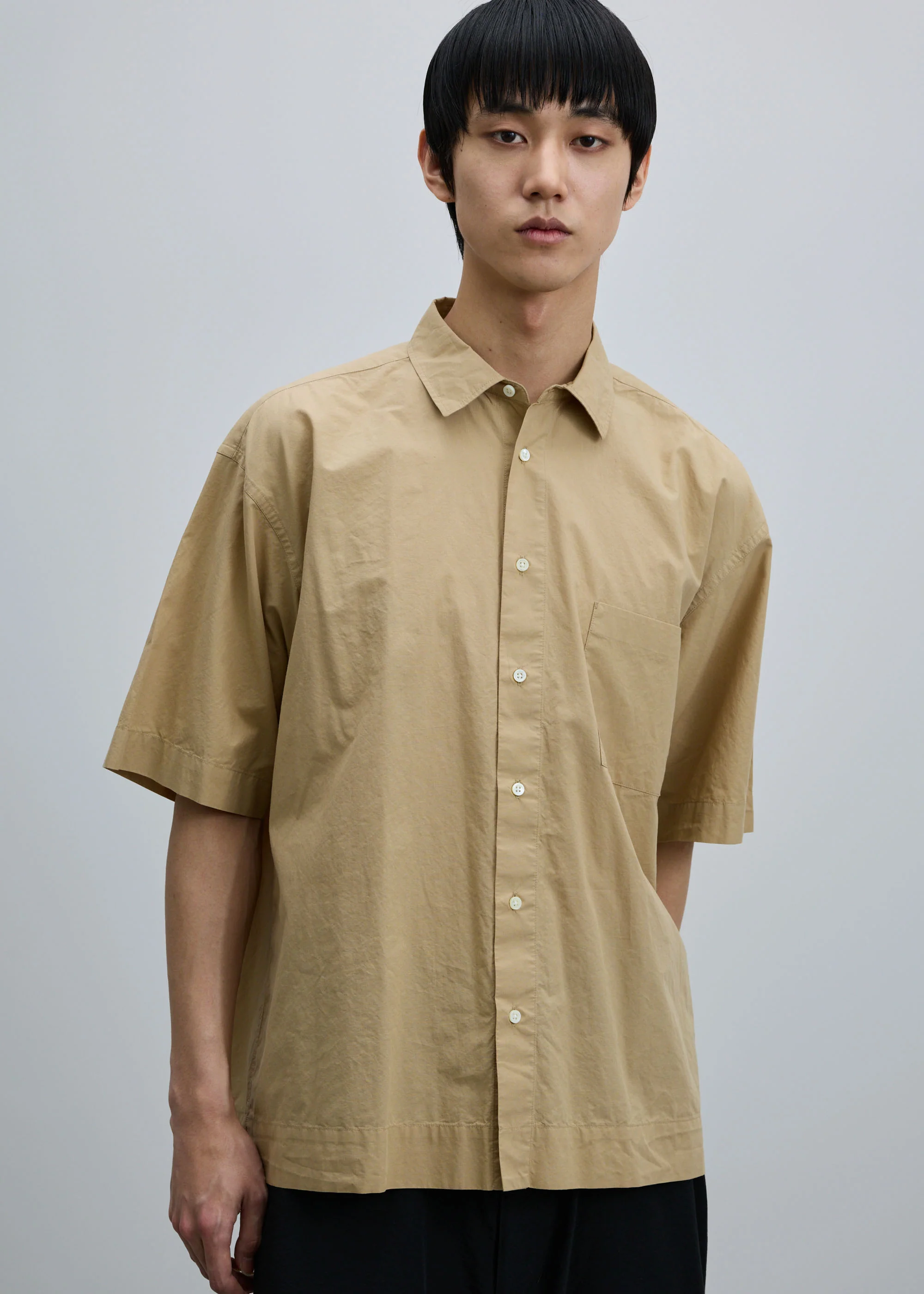 コットンシルクハーフスリーブシャツ - Image 10