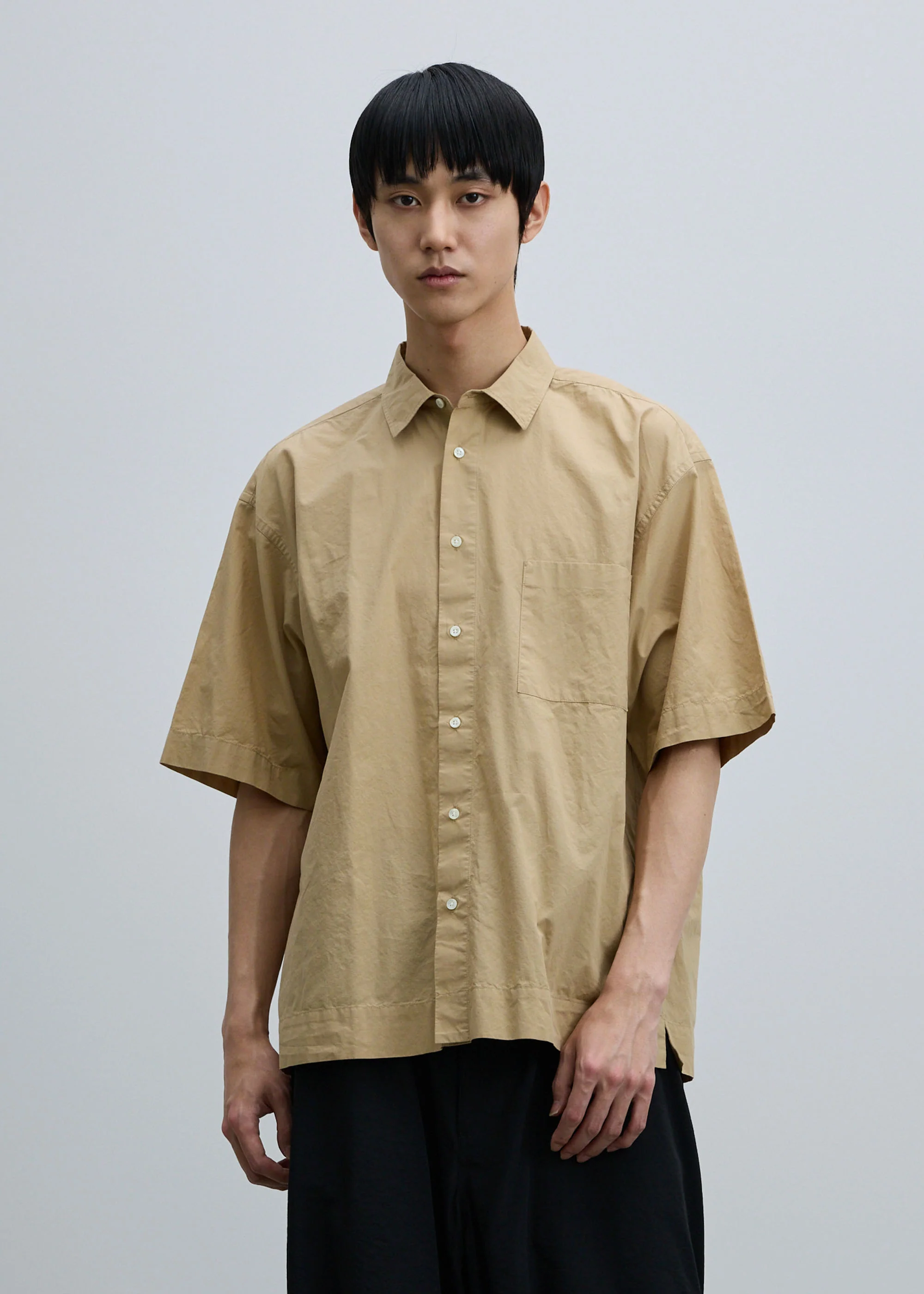 コットンシルクハーフスリーブシャツ - Image 11
