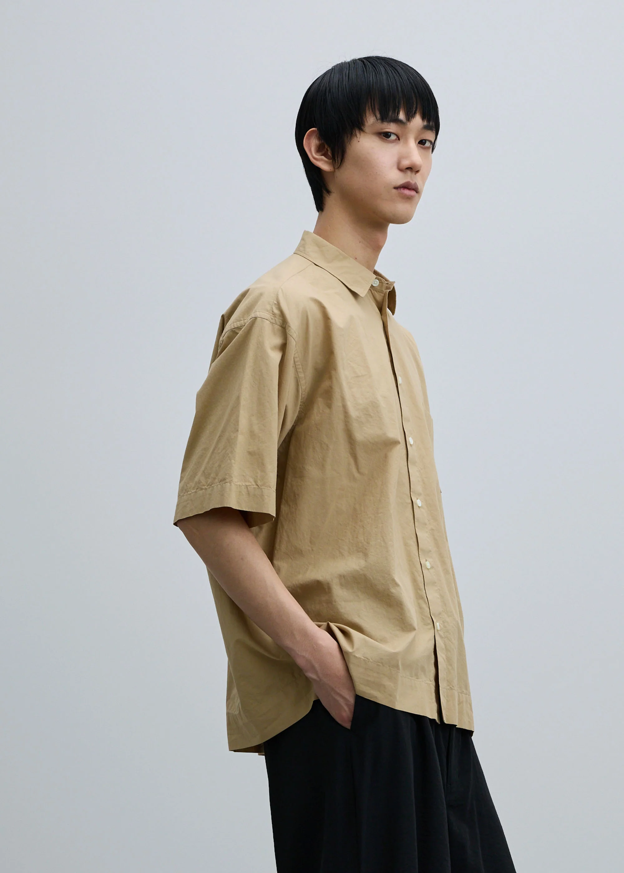 コットンシルクハーフスリーブシャツ - Image 12