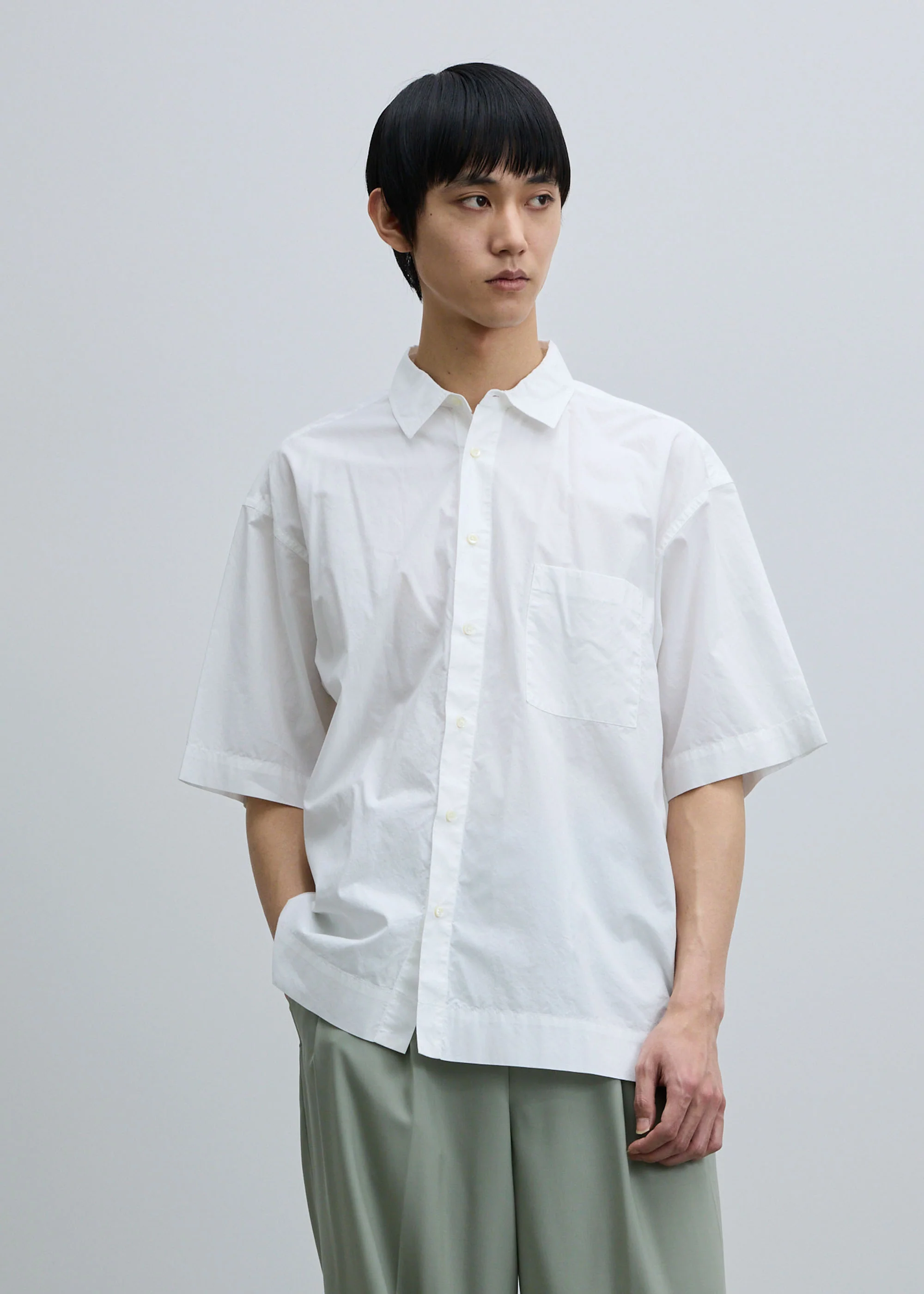コットンシルクハーフスリーブシャツ - Image 26