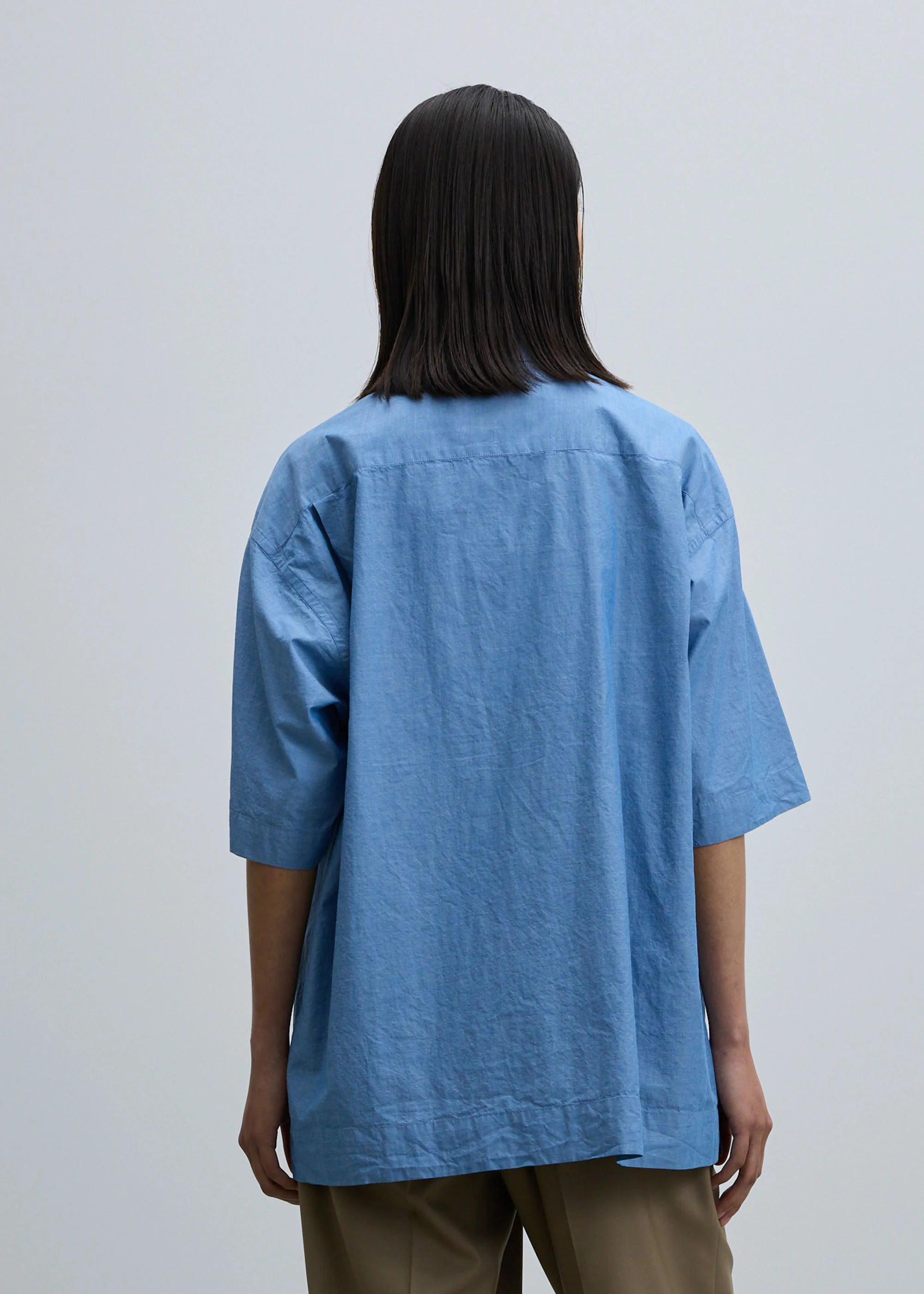 コットンシルクハーフスリーブシャツ - Image 5