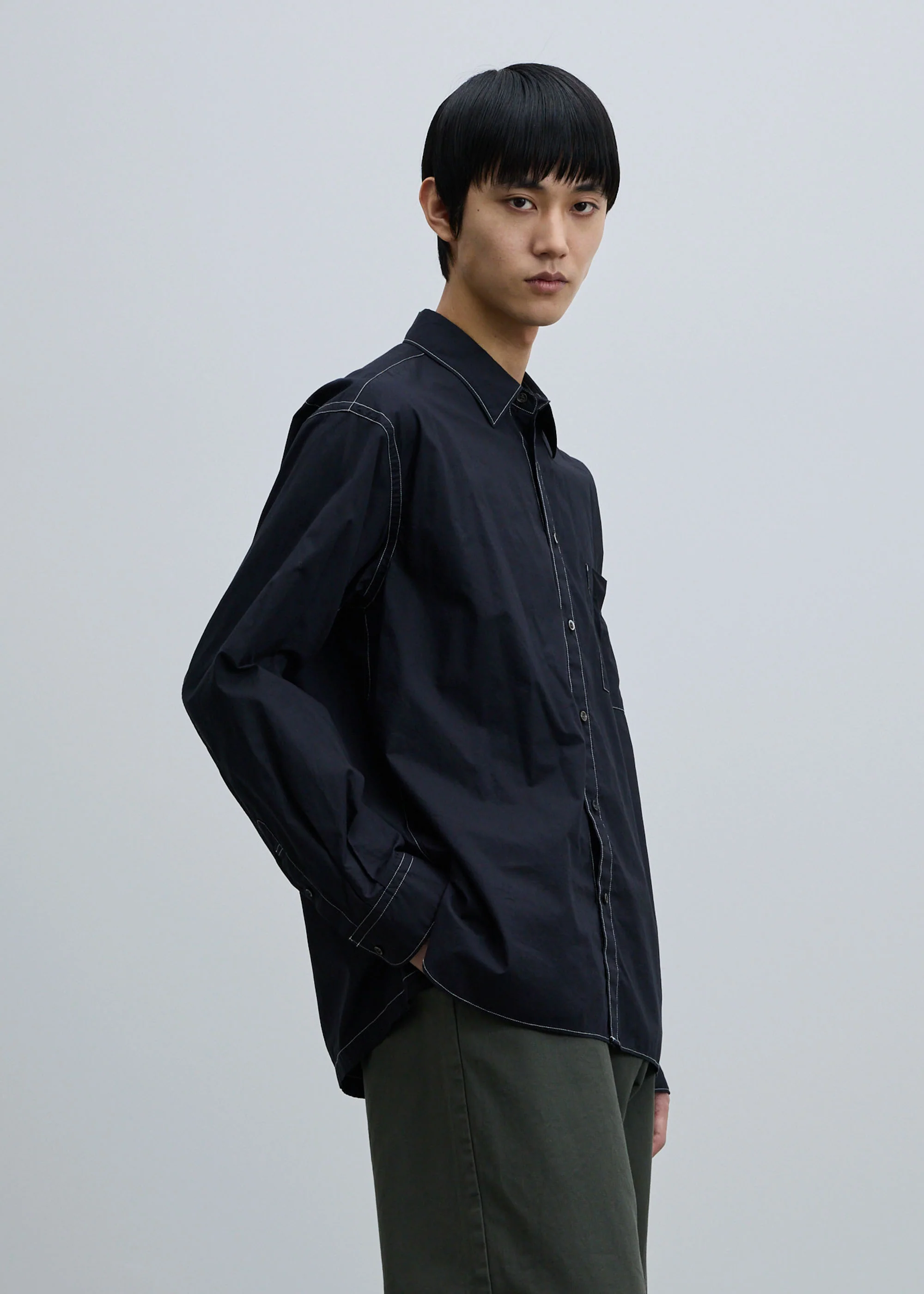 コットンシルクシャツ - Image 3