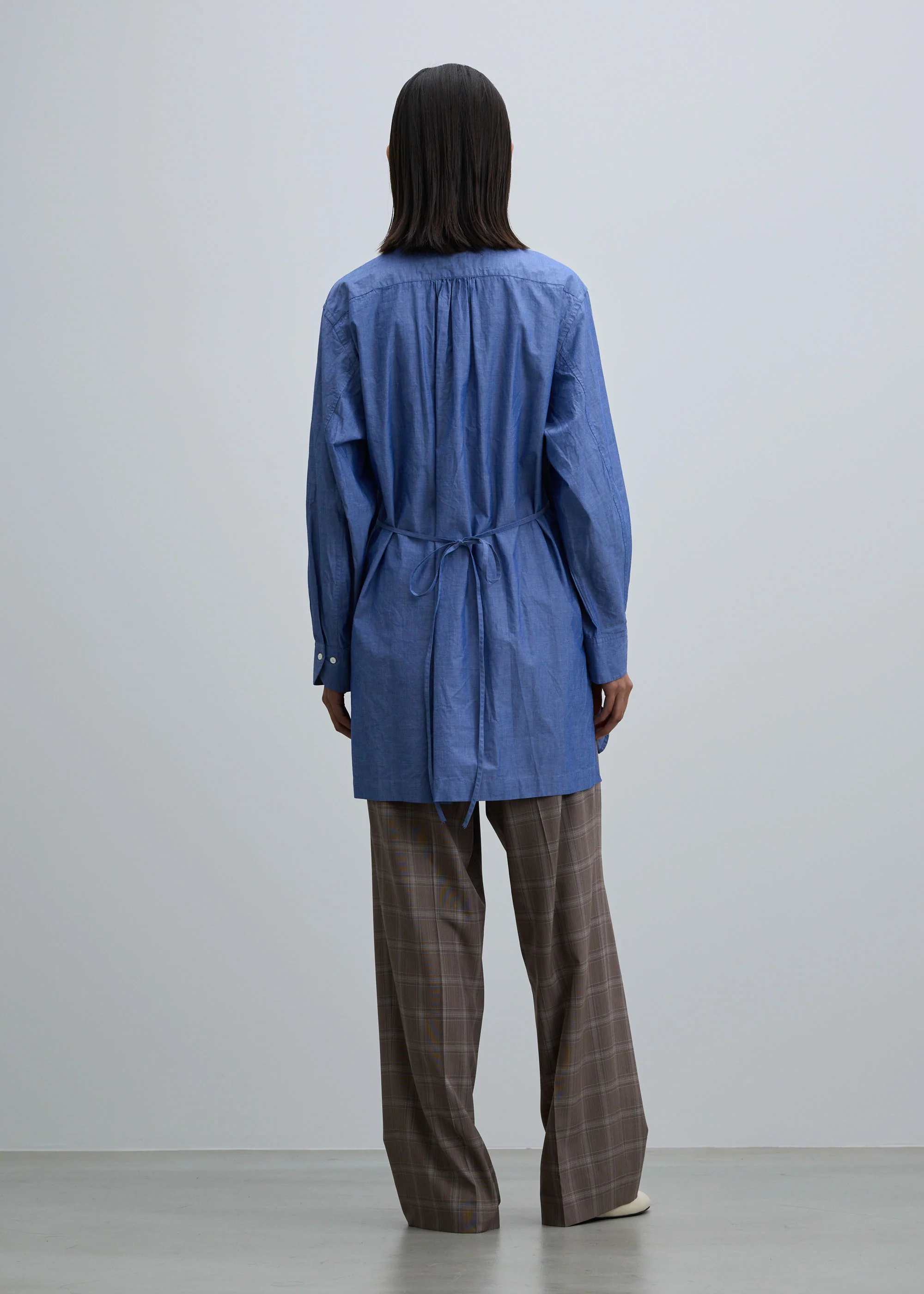 コットンシルクブザムチュニックシャツ - Image 5