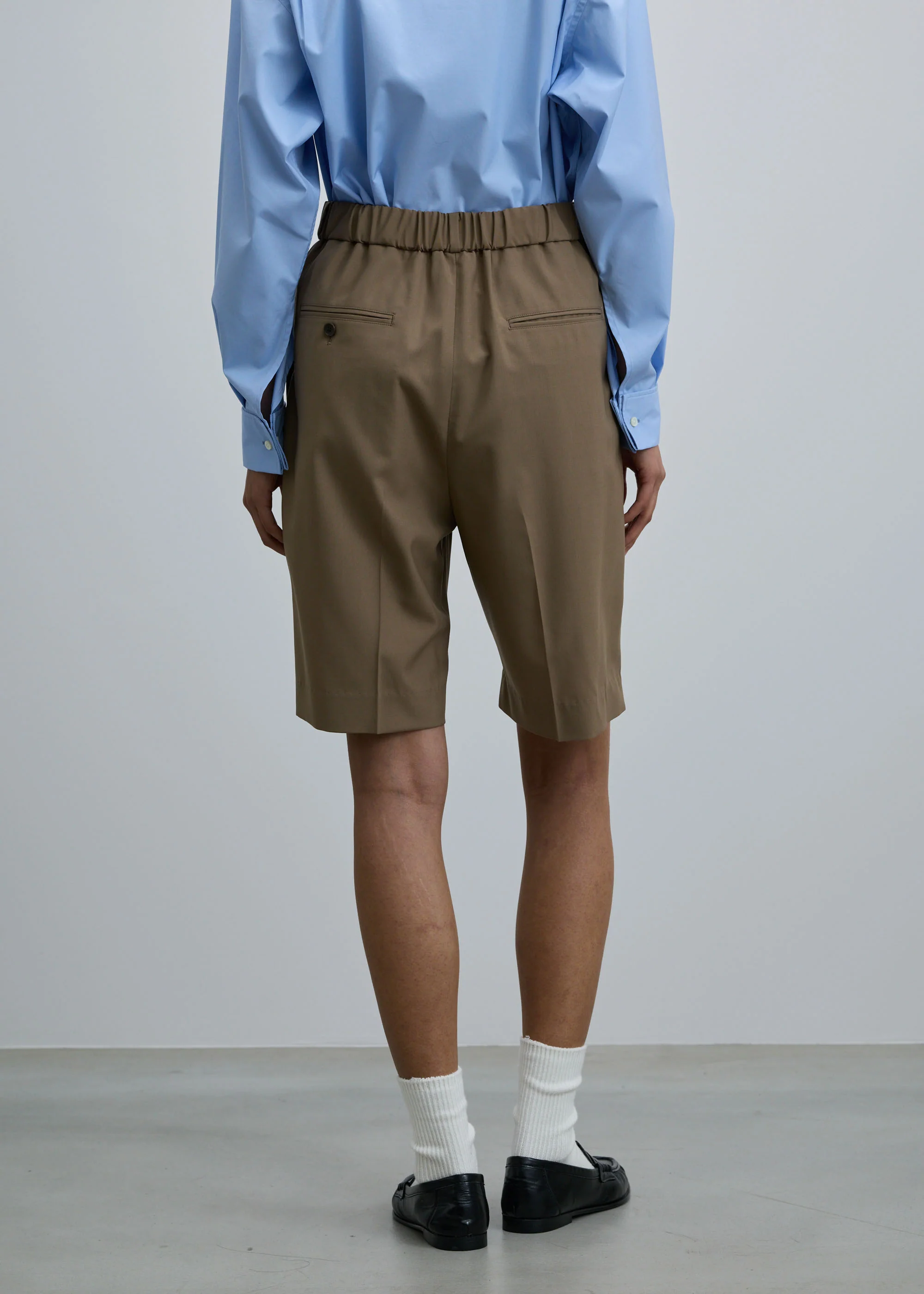 スーパー140ライトウールバミューダパンツ - Image 3