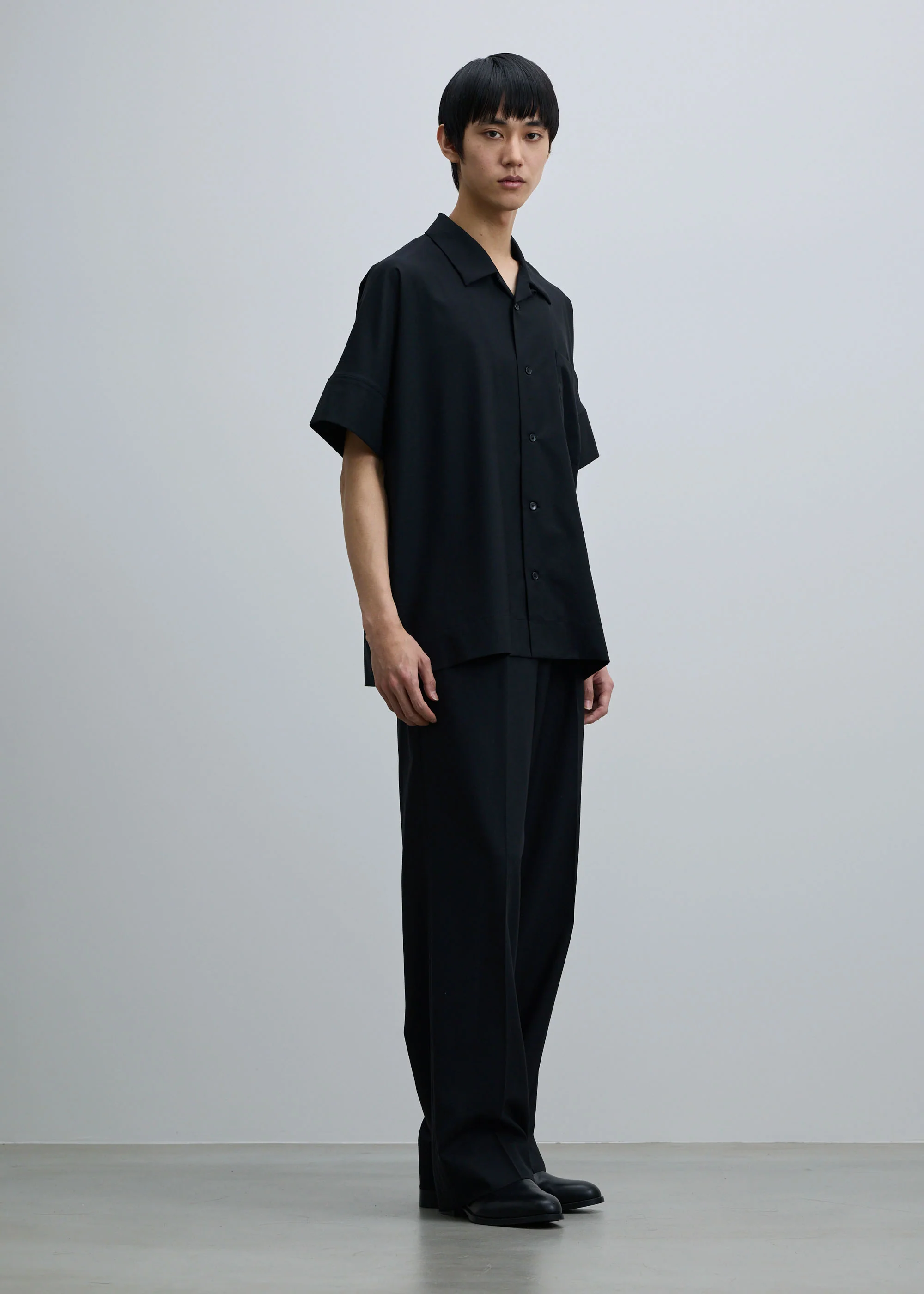スーパー140ライトウールタックワイドストレートパンツ - Image 19