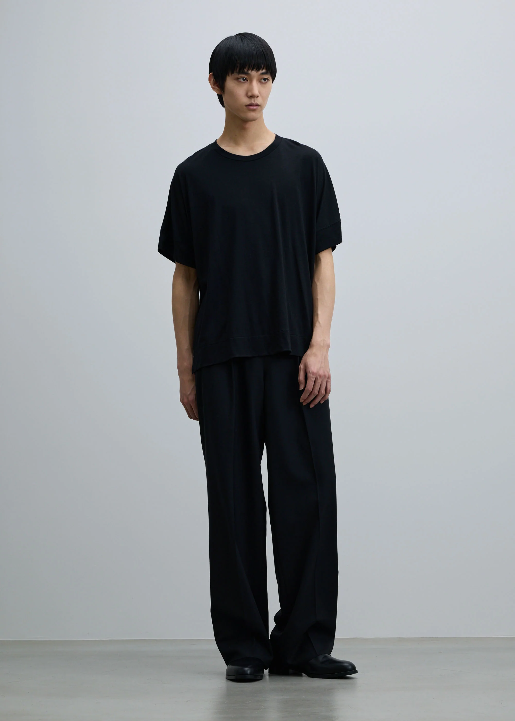 スーパー140ライトウールタックワイドストレートパンツ - Image 21