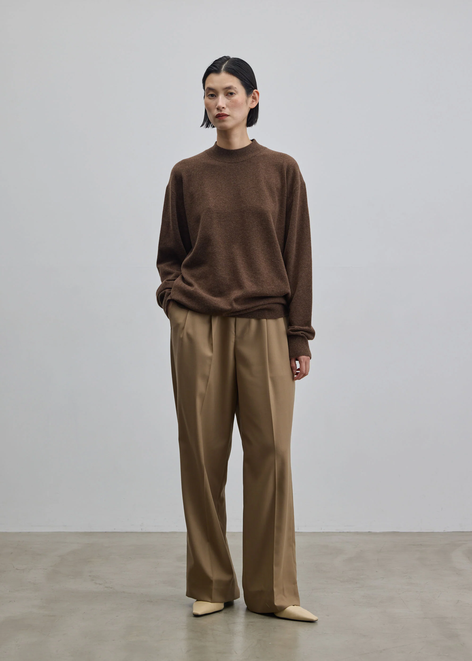 ウールツイルタックワイドストレートパンツ - Image 13