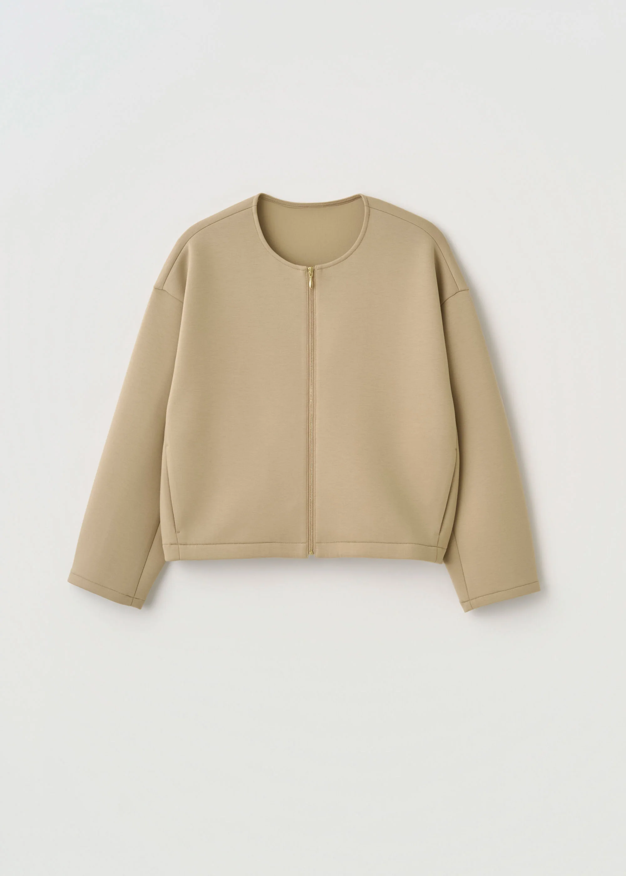 ソフトダブルフェイスショートブルゾン - Image 15