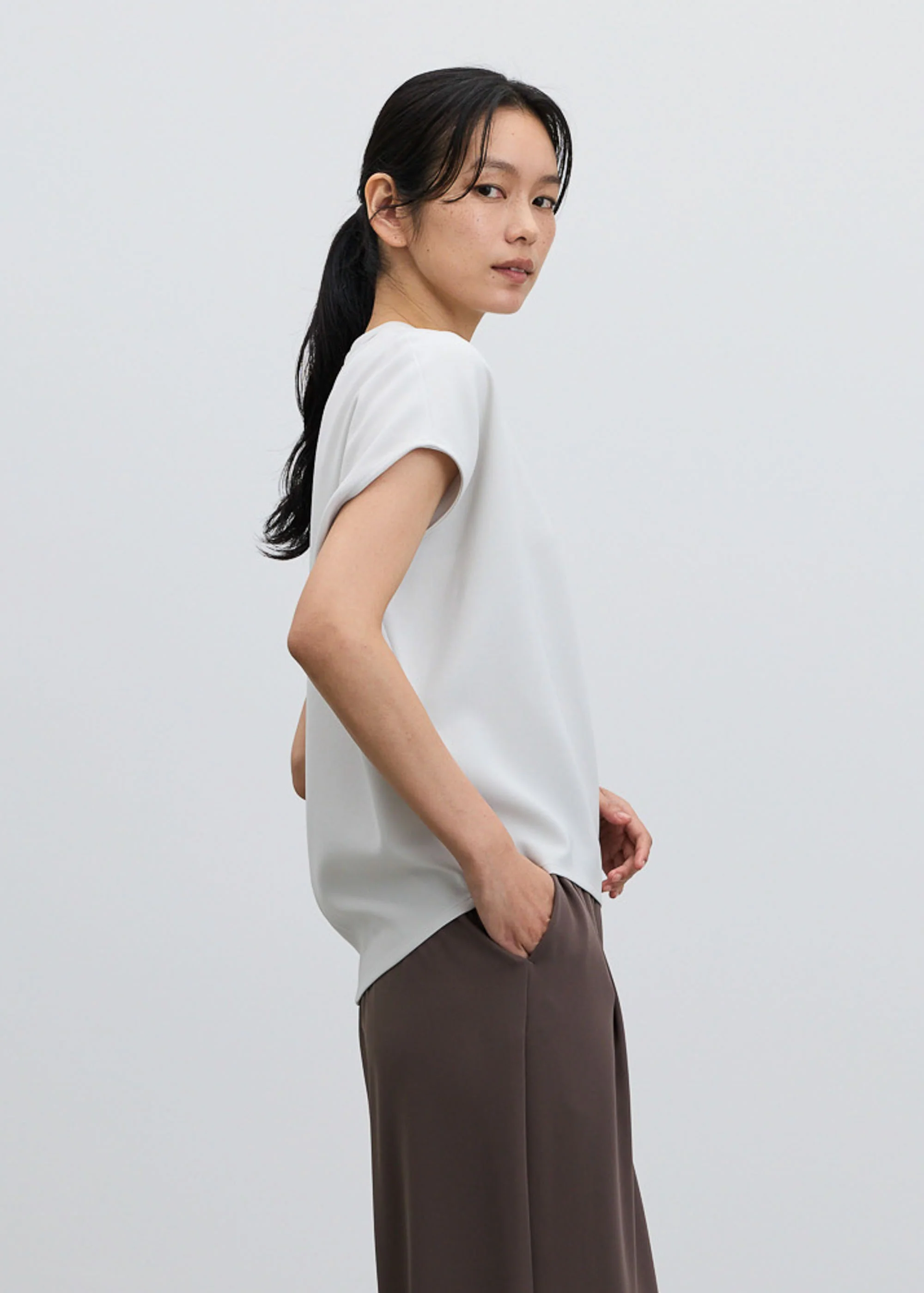 スタンドカラーコクーンブラウス - Image 15