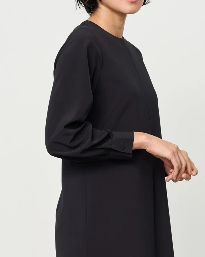 ストレッチファイン袖切替ワンピース - Image 12