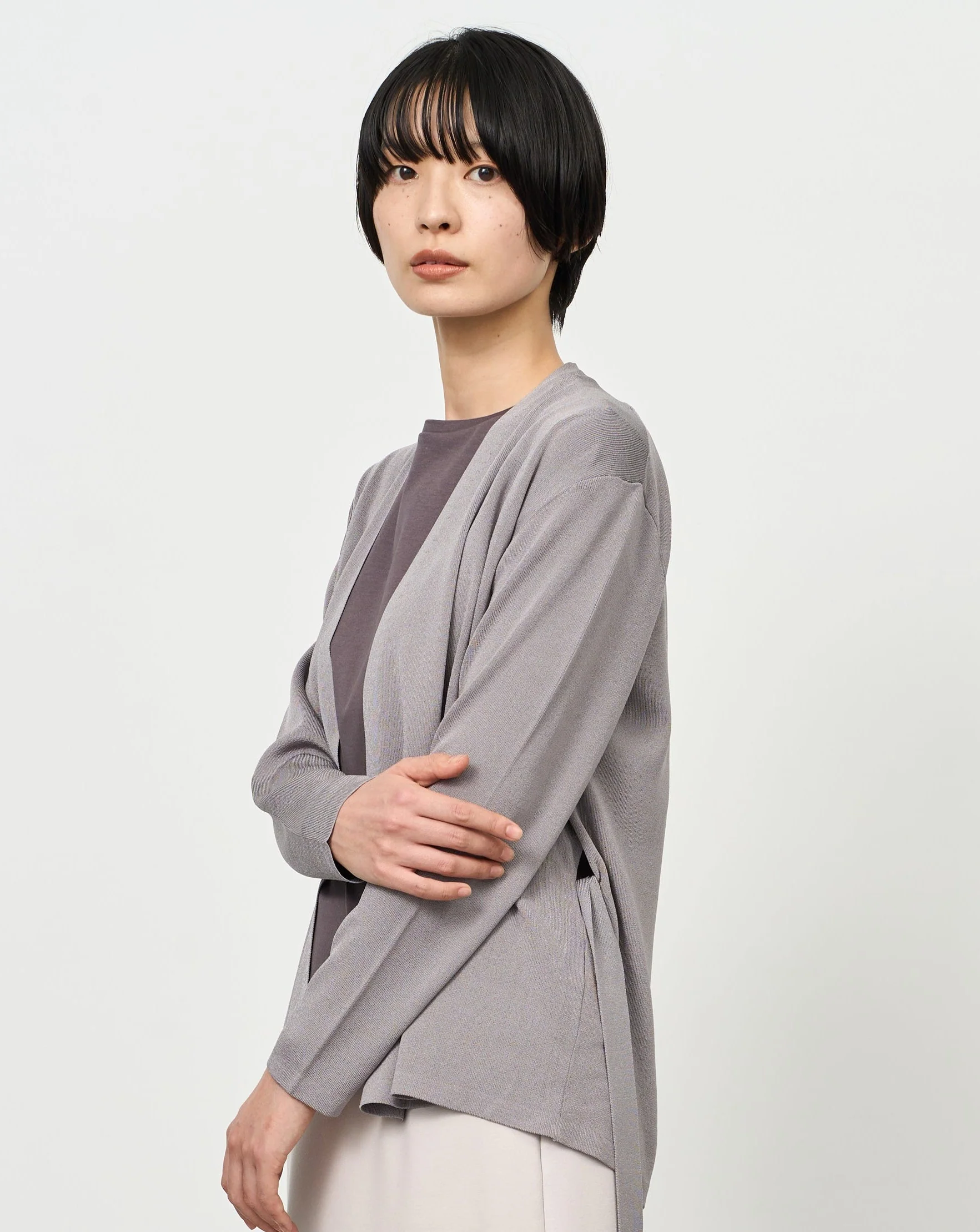 UV加工ベルト付きカーディガン - Image 9