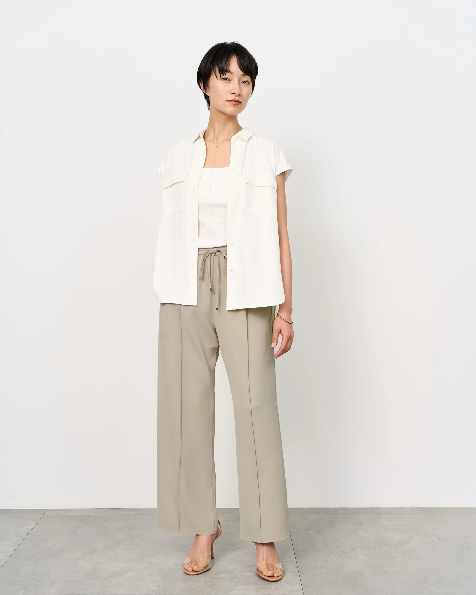 ヴィンテージサテンドロストワイドパンツ - Image 30