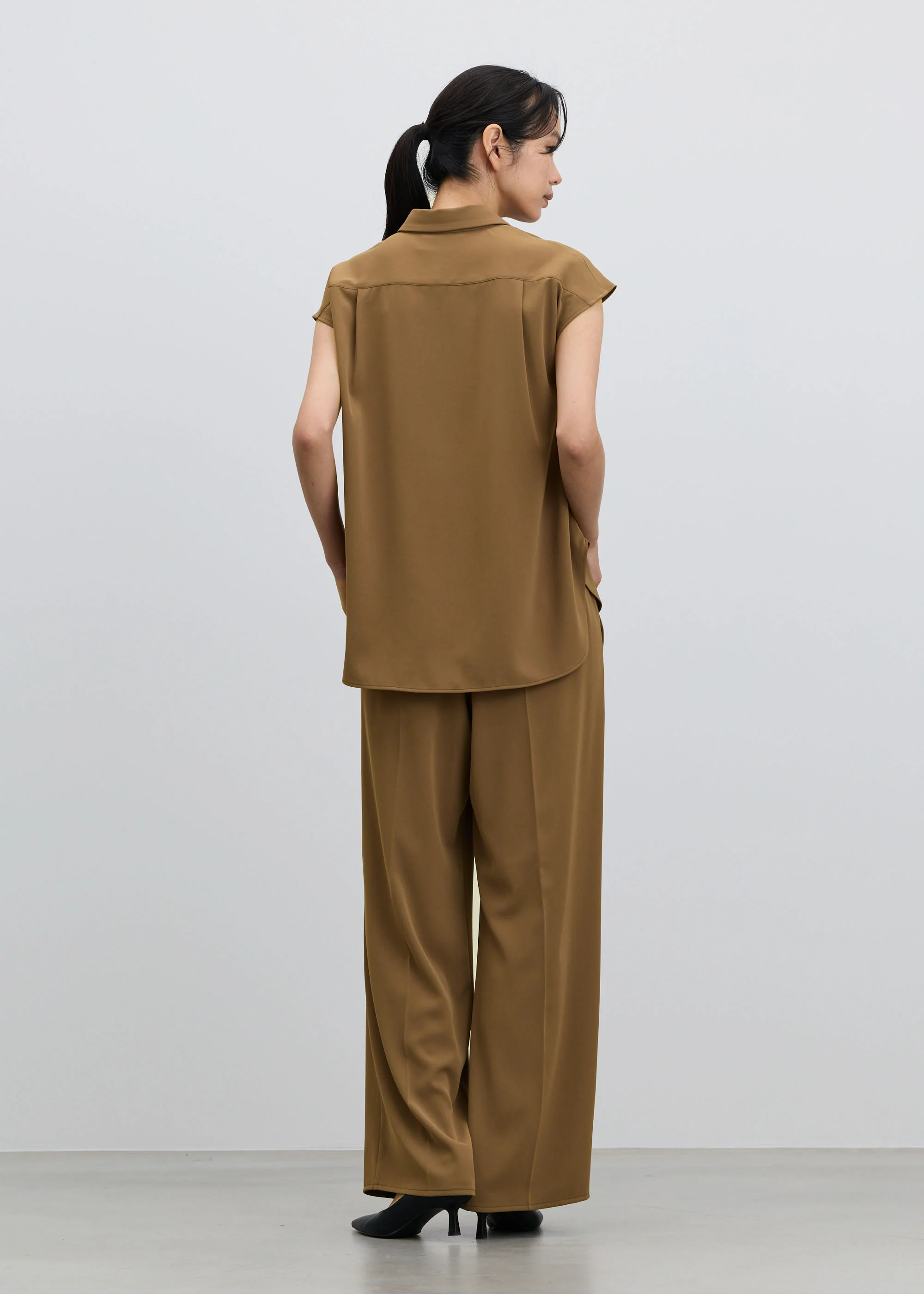 ヴィンテージサテンドロストワイドパンツ - Image 5