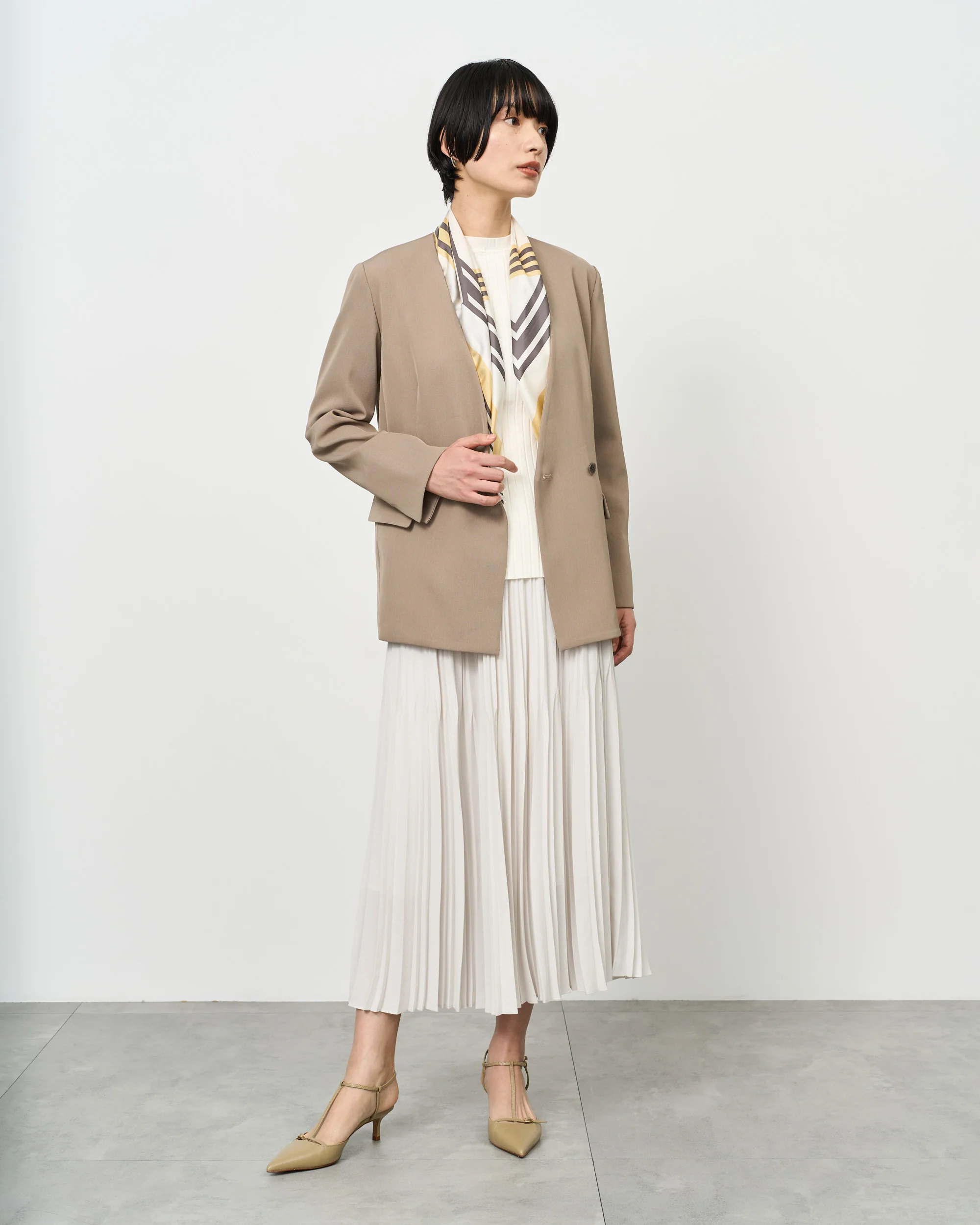 ワイドリブ5分袖ニット - Image 8