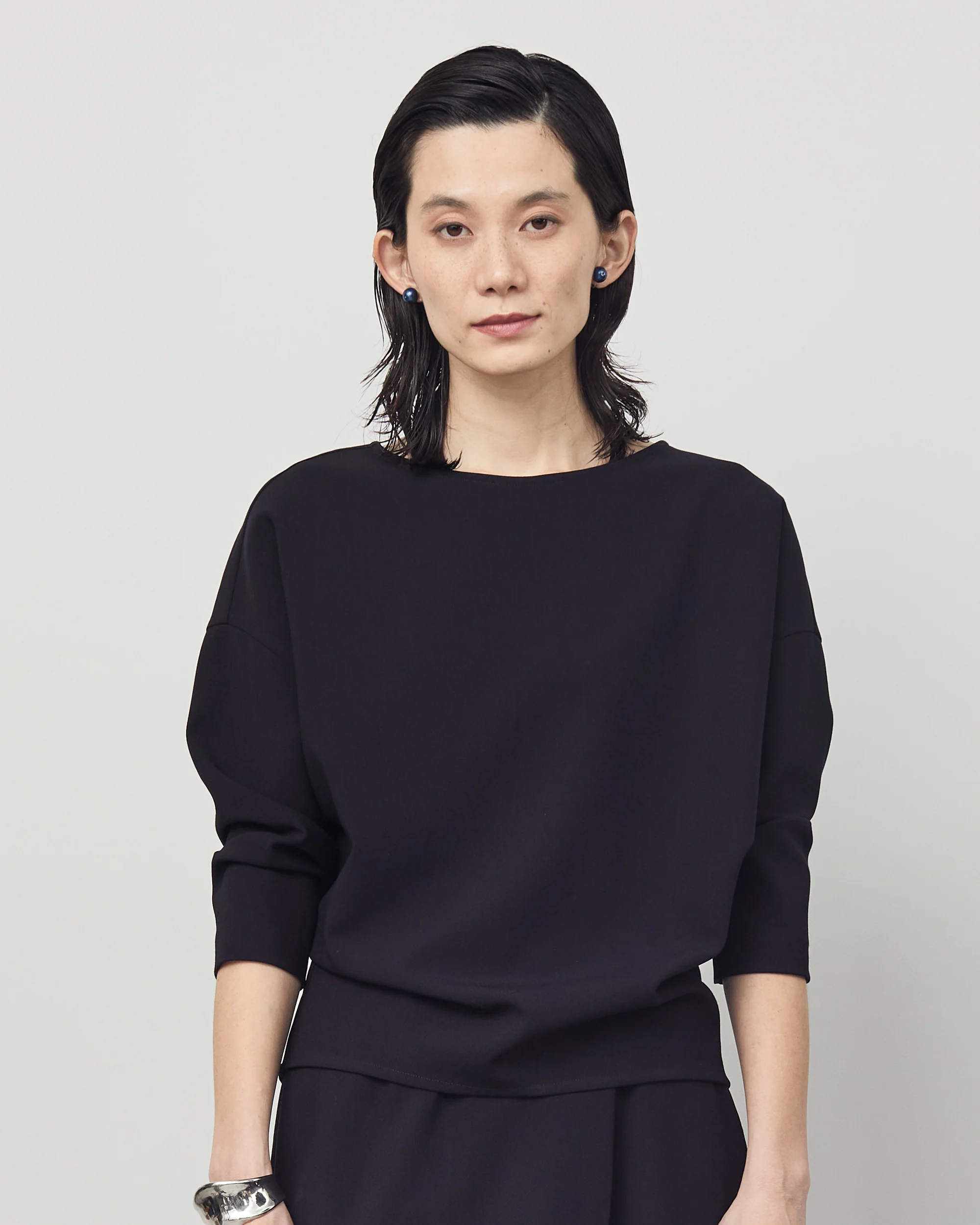 ウールライクコクーンブラウス8分袖 - Image 10