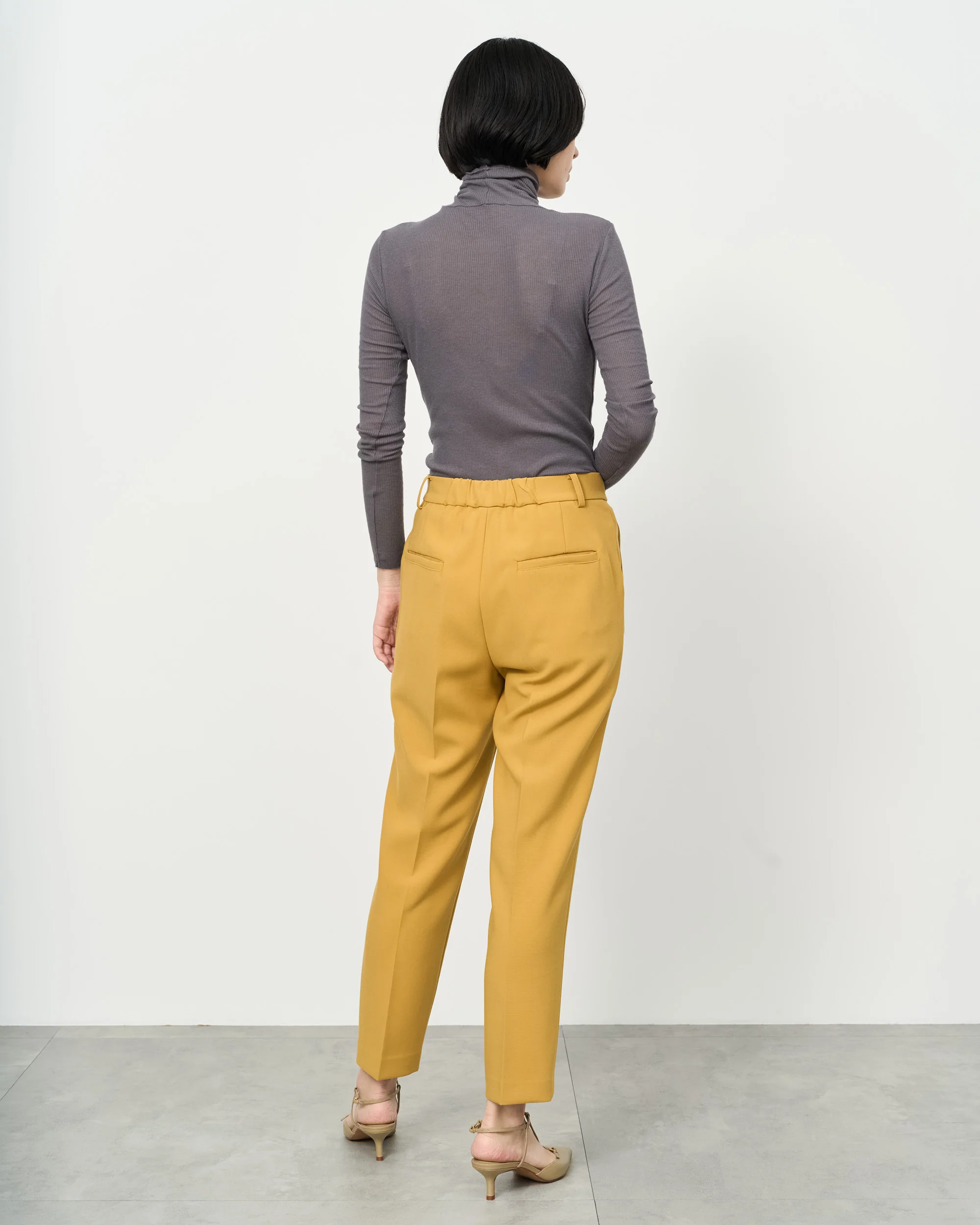 ウールライクセンタープレスパンツ（YELLOW） - Image 5