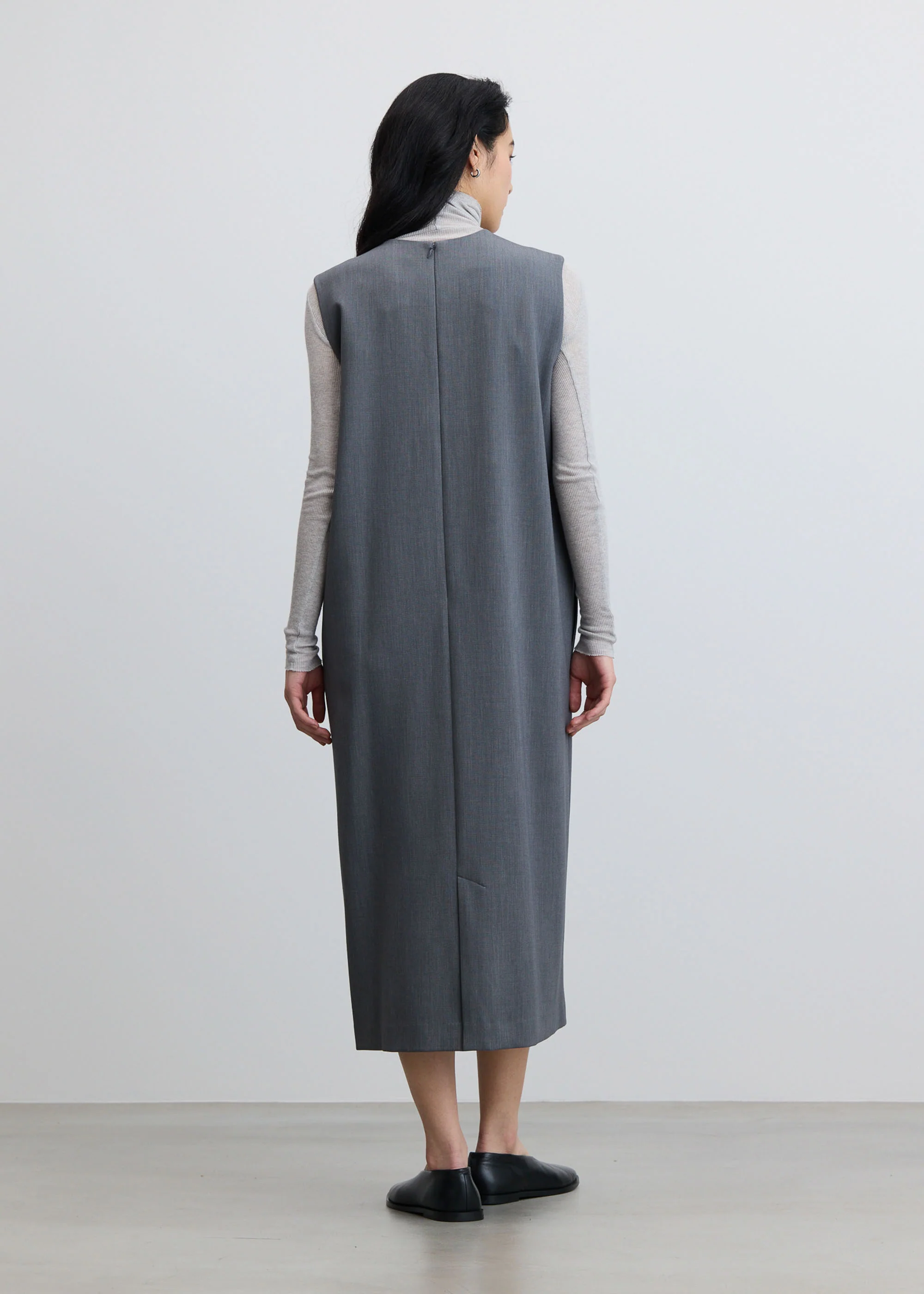 ウールライクジャンパースカート - Image 3