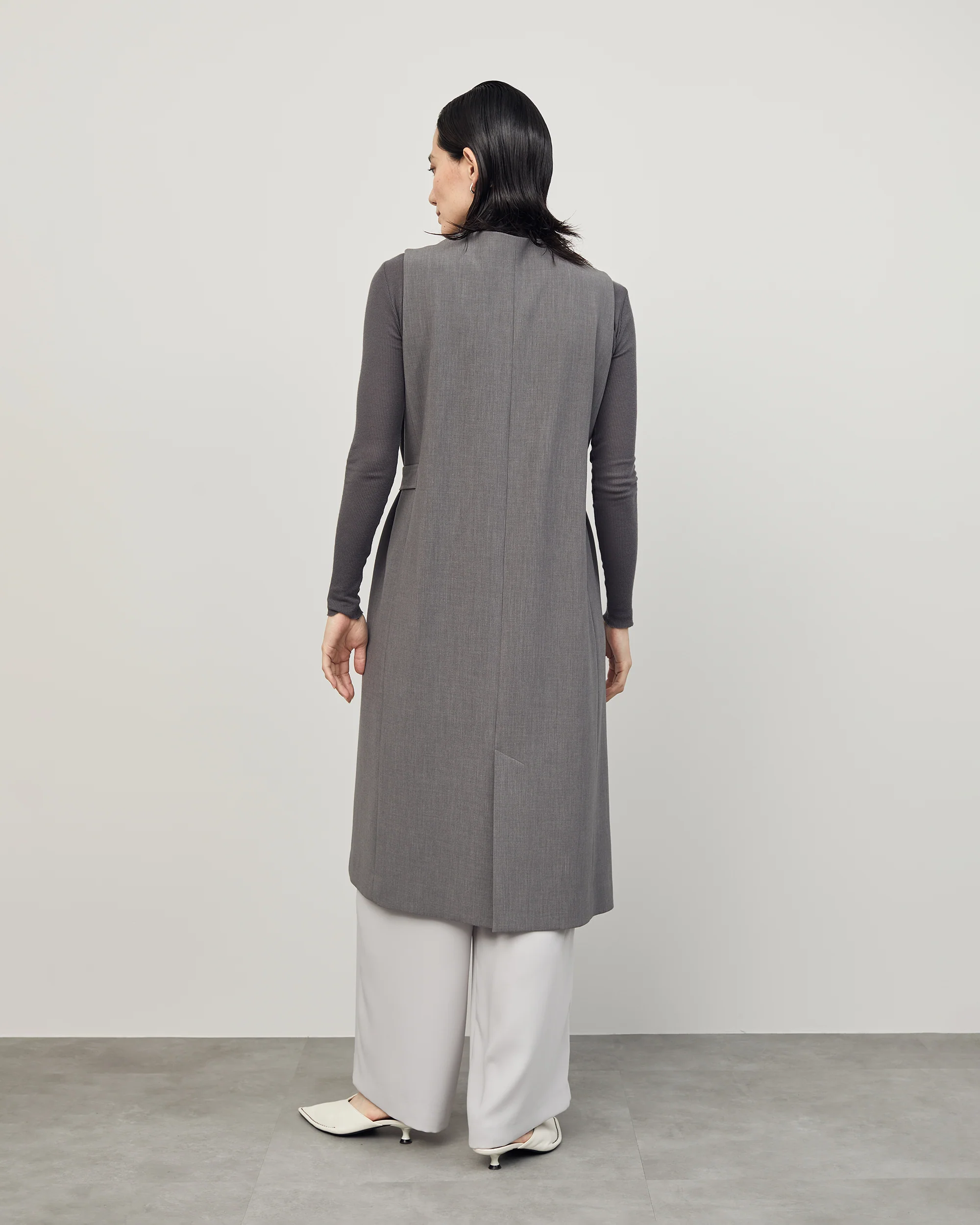 ウールライクロングジレ - Image 17