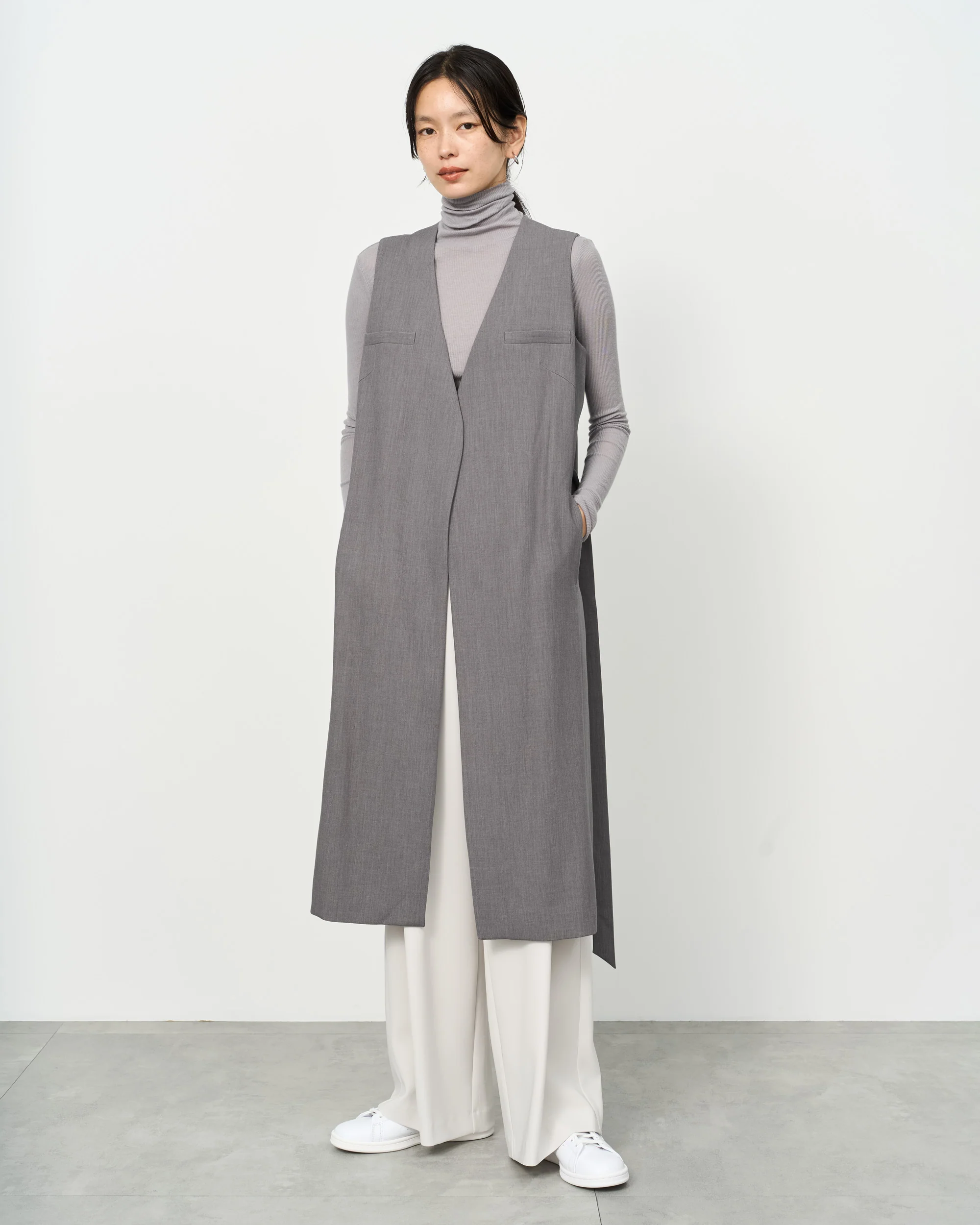 ウールライクロングジレ - Image 19