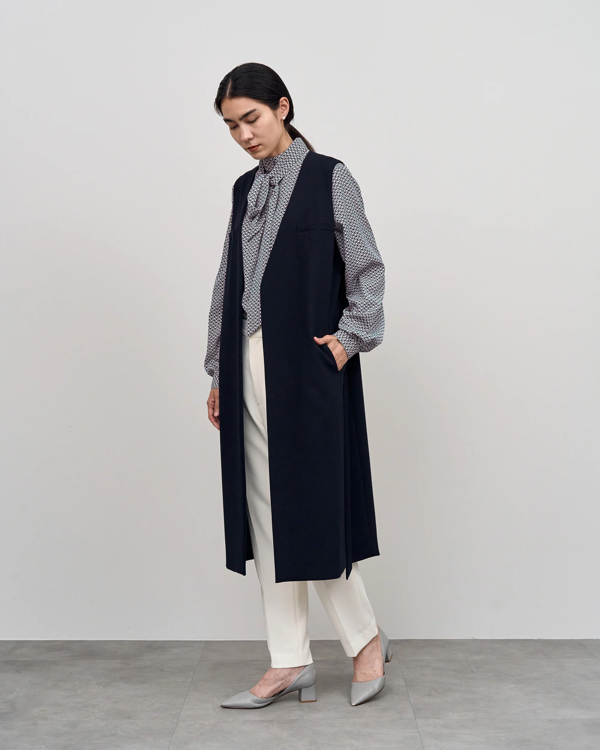 ウールライクロングジレ - Image 4