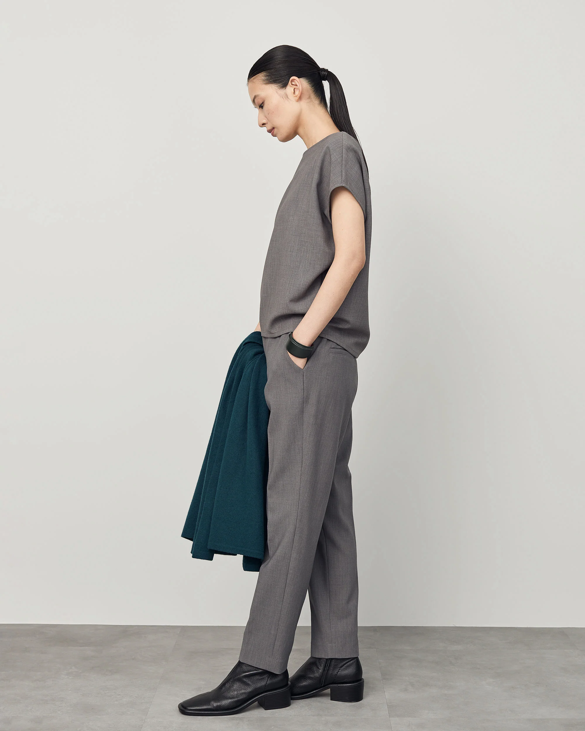 ウールライクセンタープレスパンツ - Image 3