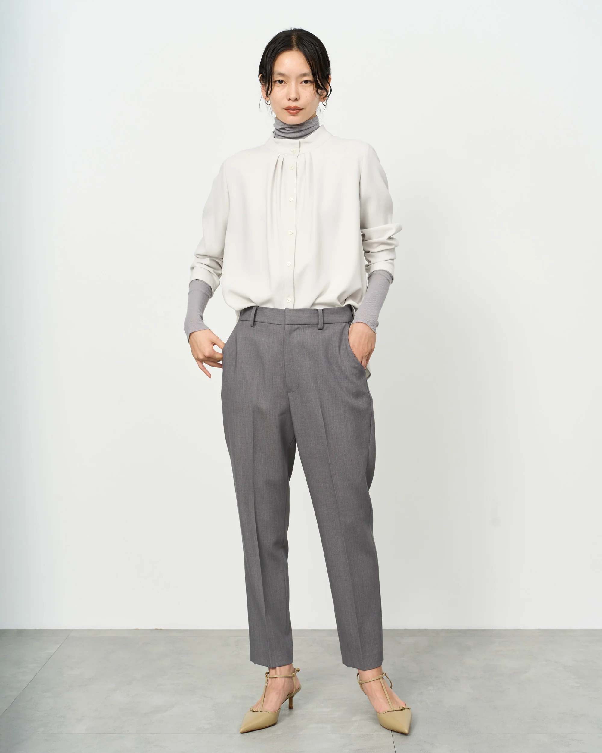 ウールライクセンタープレスパンツ - Image 5